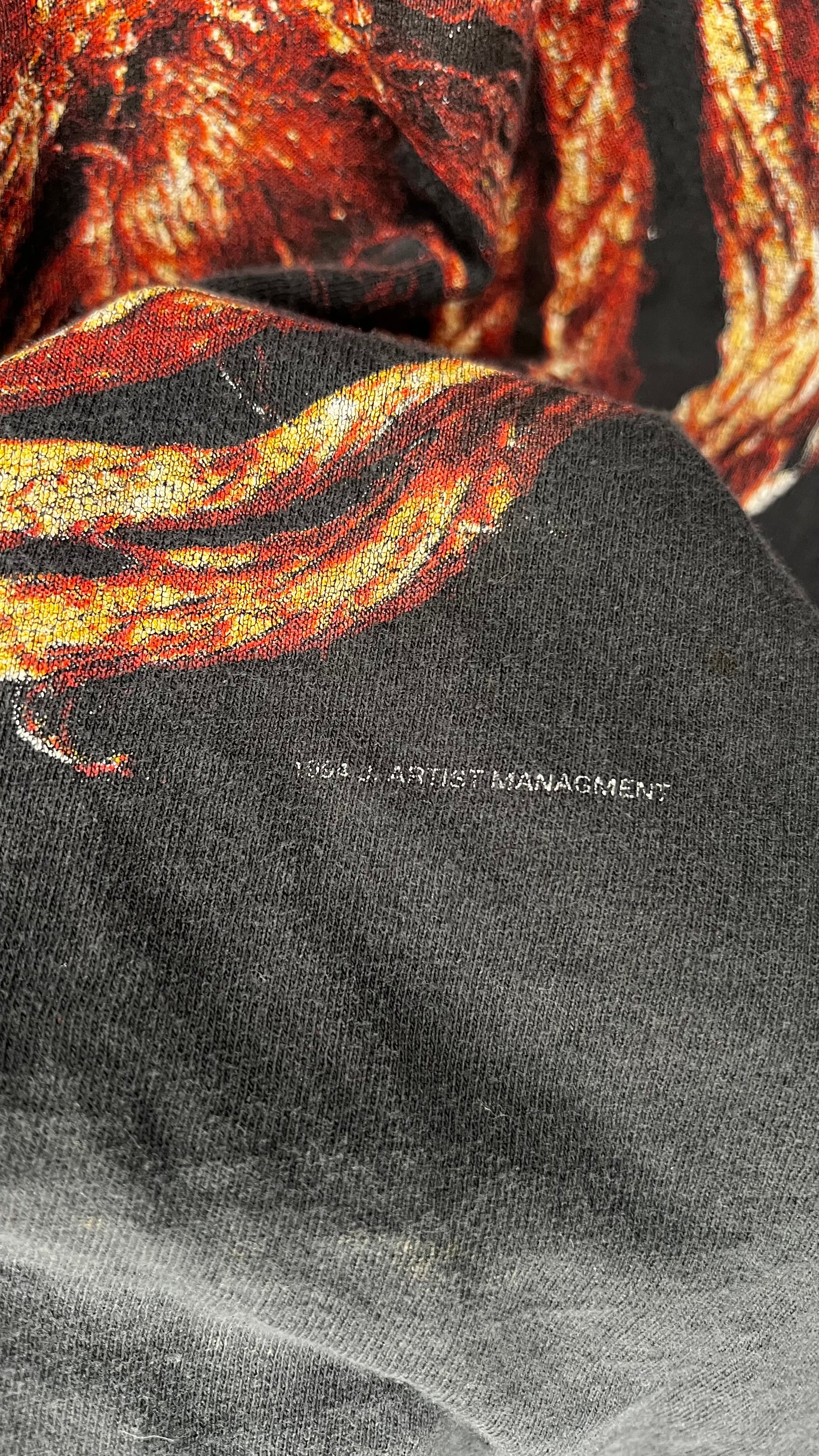 NINE INCH NAIL ‘FURTHER DOWN THE SPIRAL’ THRASHED & FADED ROPE TEE | NIN