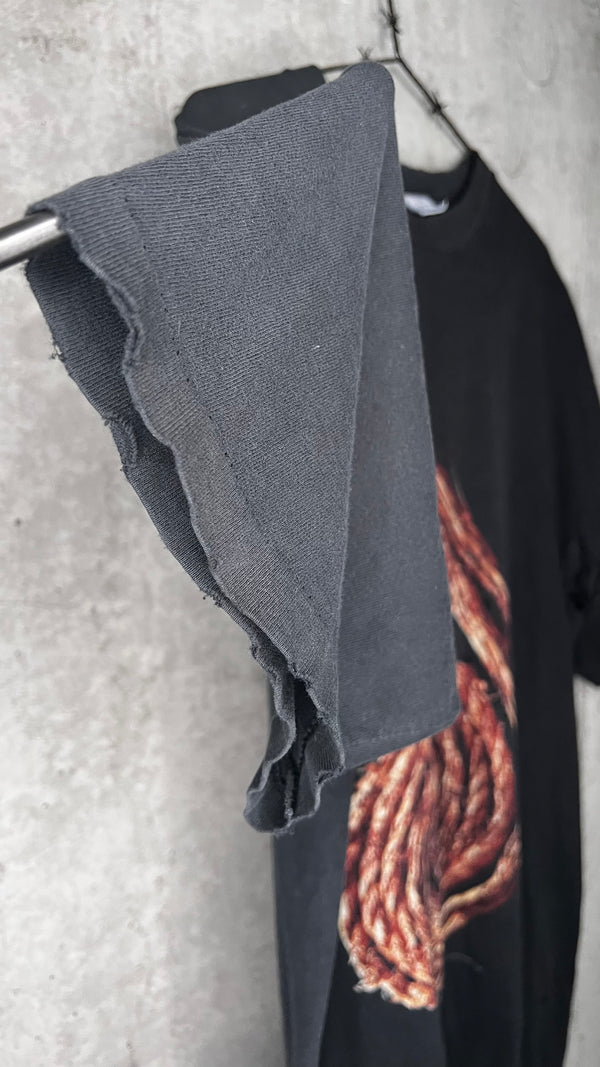 NINE INCH NAIL ‘FURTHER DOWN THE SPIRAL’ THRASHED & FADED ROPE TEE | NIN