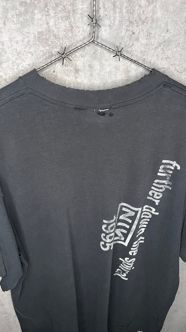 NINE INCH NAIL ‘FURTHER DOWN THE SPIRAL’ THRASHED & FADED ROPE TEE | NIN