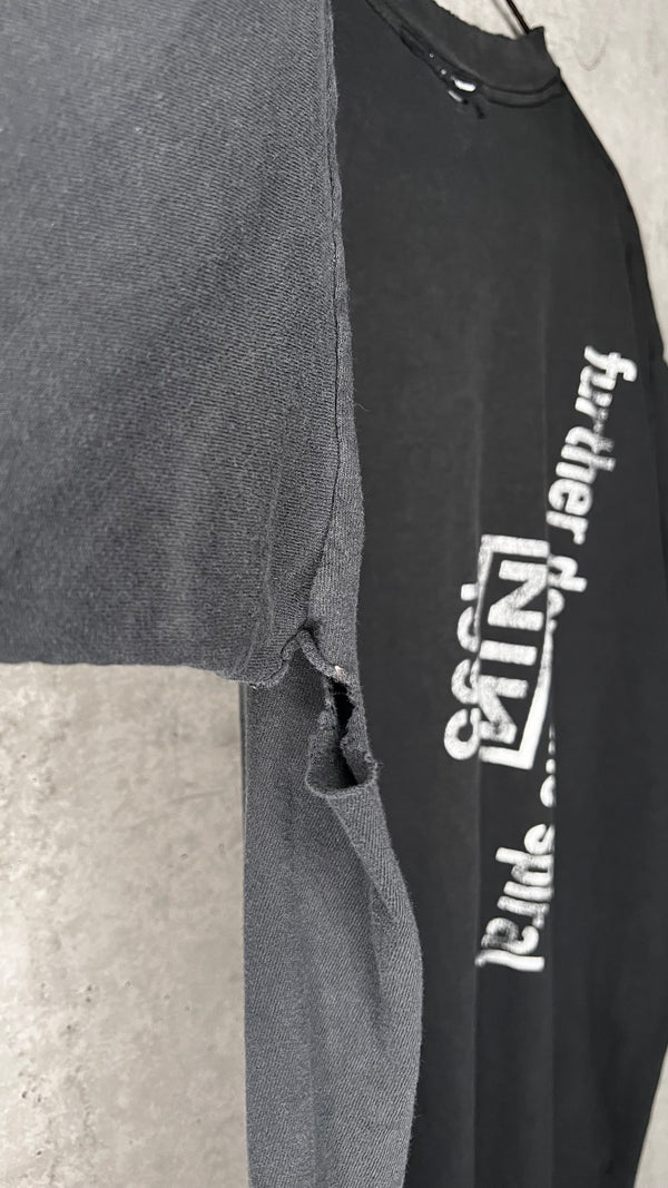 NINE INCH NAIL ‘FURTHER DOWN THE SPIRAL’ THRASHED & FADED ROPE TEE | NIN