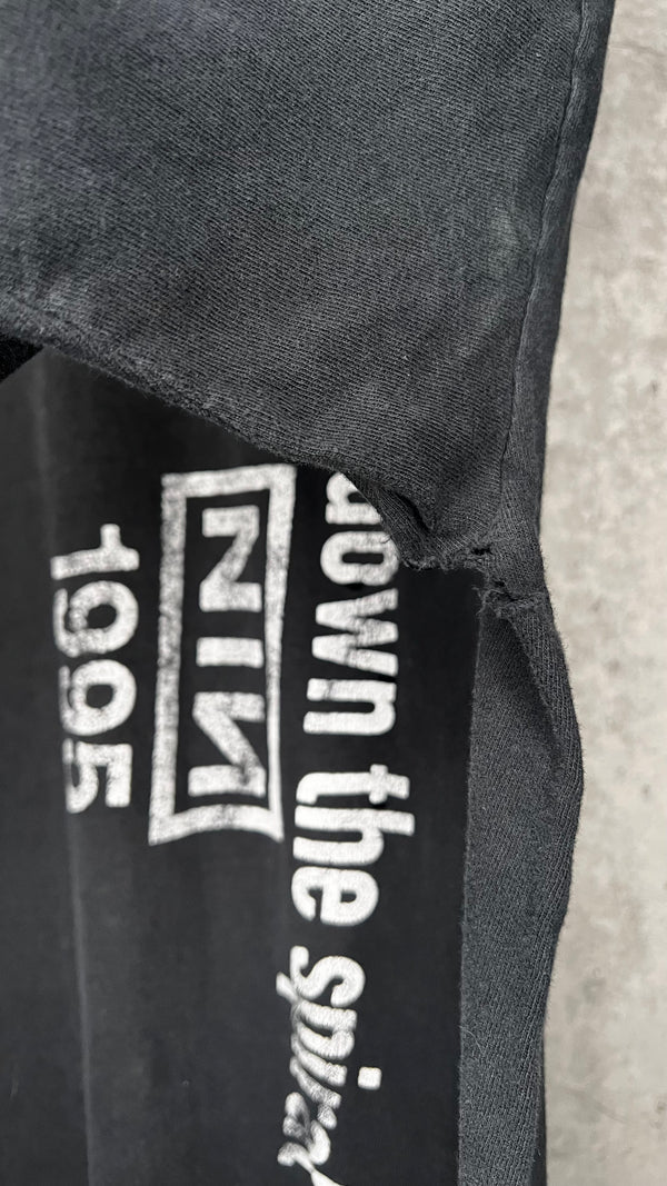 NINE INCH NAIL ‘FURTHER DOWN THE SPIRAL’ THRASHED & FADED ROPE TEE | NIN