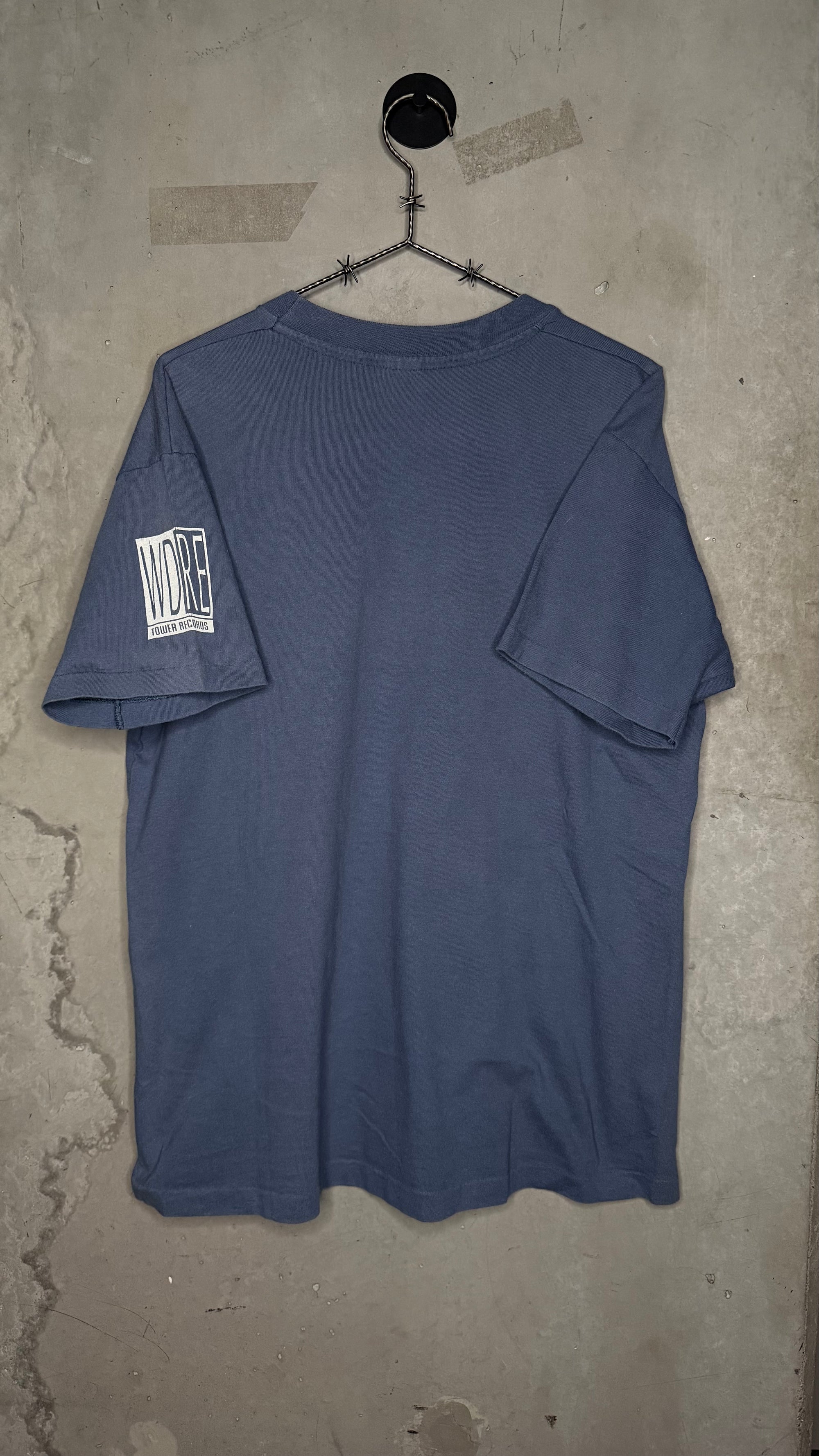 MAZZY STAR ‘SO TONIGHT THAT I MIGHT SEE’ RADIO STATION ALBUM PROMO TEE | TOWER RECORDS & WDRE SLEEVE HIT