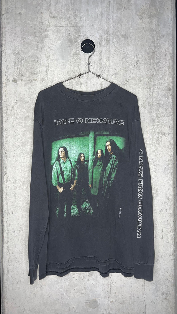 TYPE O NEGATIVE 4 DICKS FROM BROOKLYN LONG SLEEVE | SKELETON CREW BACK HIT