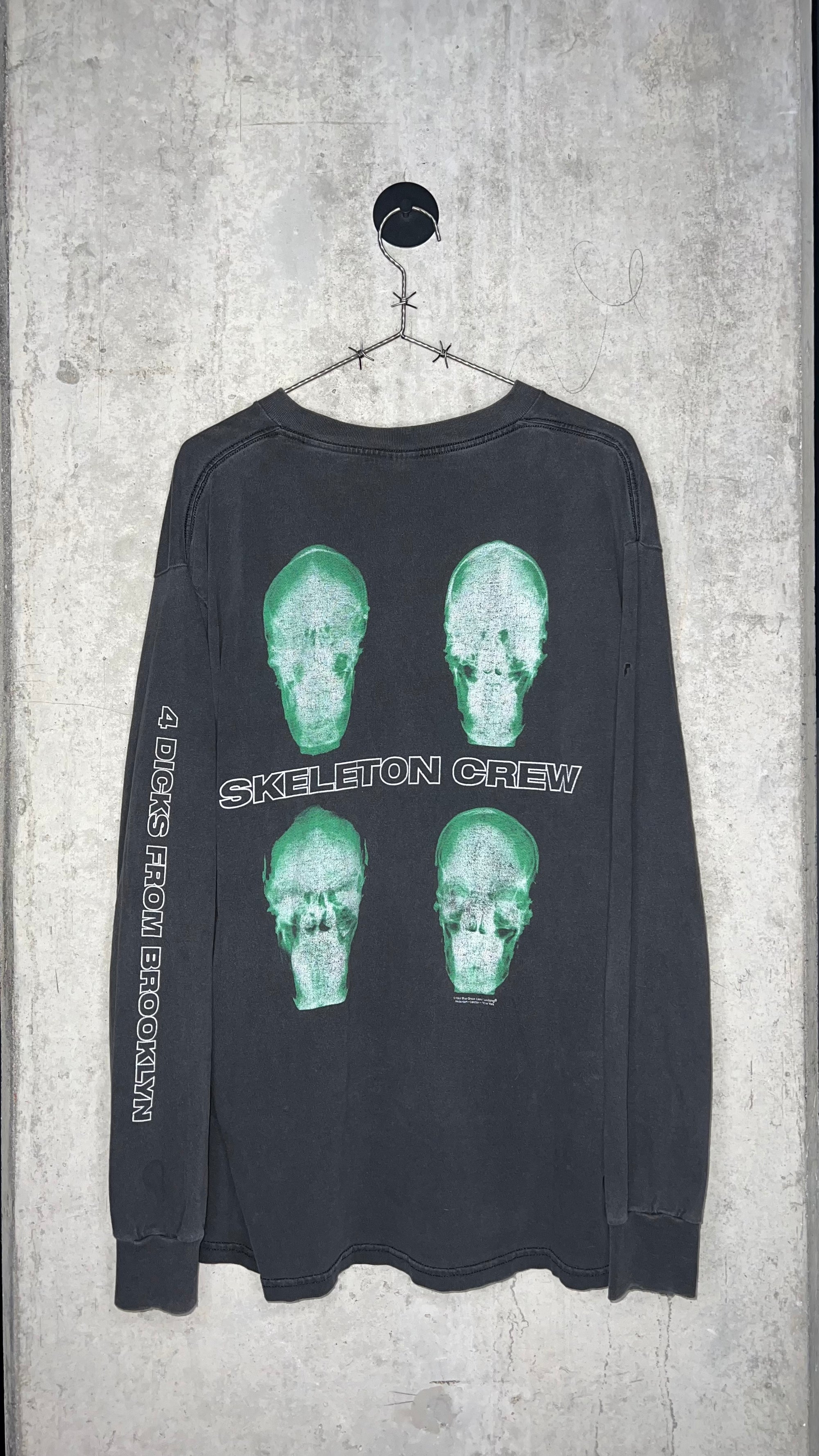 TYPE O NEGATIVE 4 DICKS FROM BROOKLYN LONG SLEEVE | SKELETON CREW BACK HIT