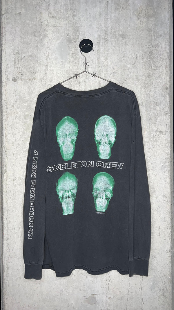 TYPE O NEGATIVE 4 DICKS FROM BROOKLYN LONG SLEEVE | SKELETON CREW BACK HIT