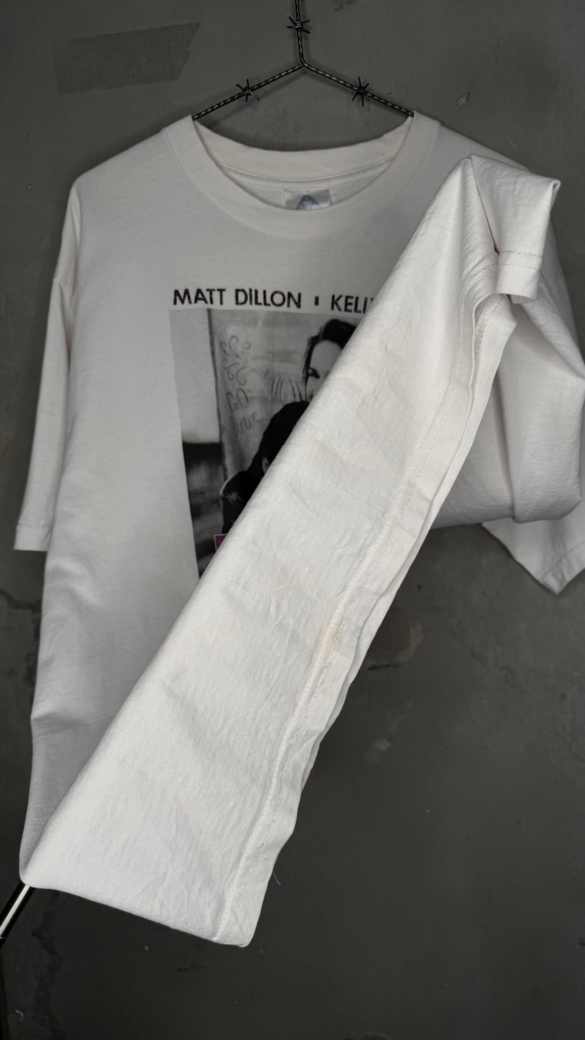 DRUGSTORE COWBOY MOVIE PROMO TEE | MATT DILLON &  KELLY LYNCH