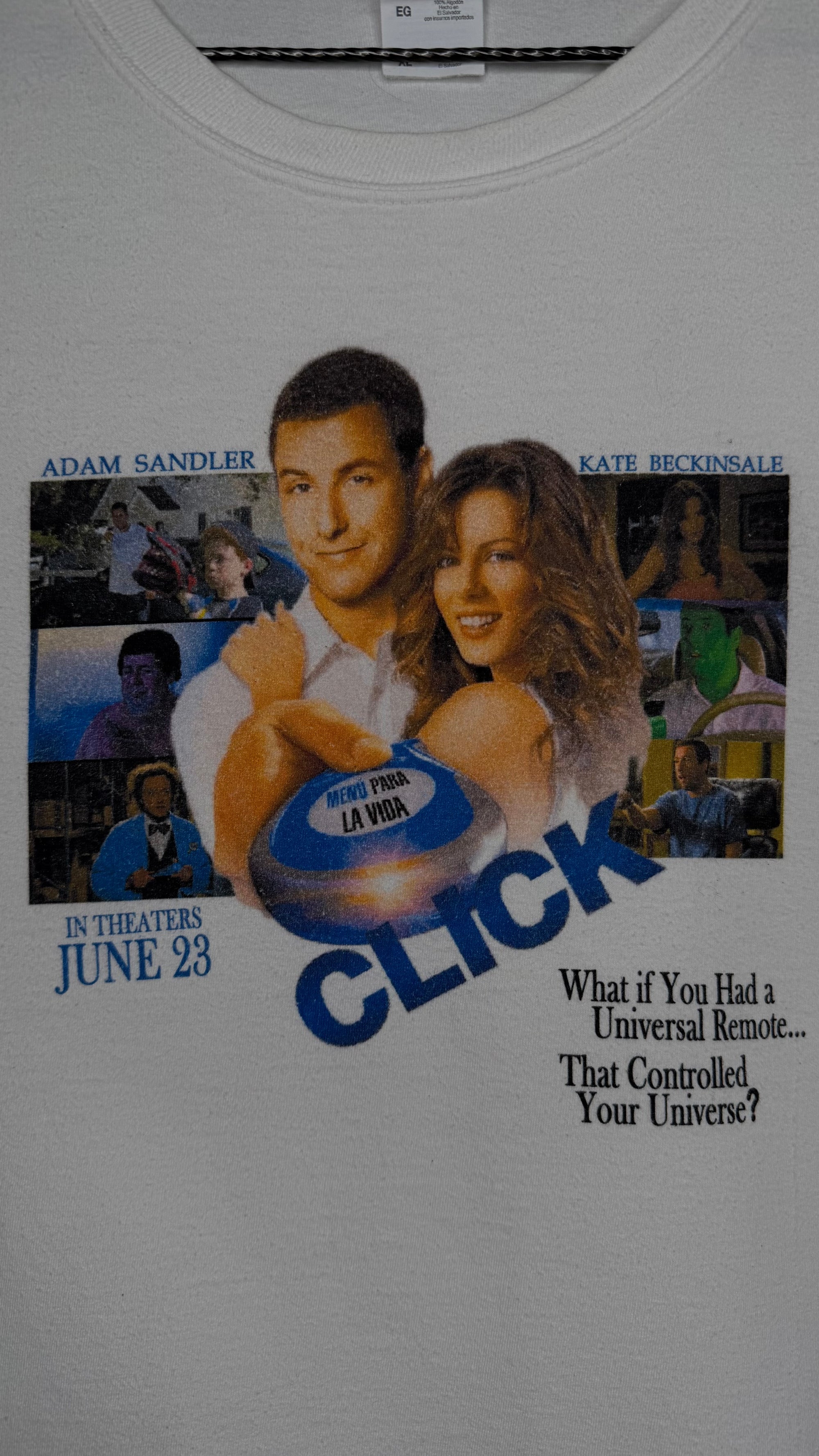 CLICK MOVIE PROMO TEE | ADAM SANDLER & KATE BECKINSALE