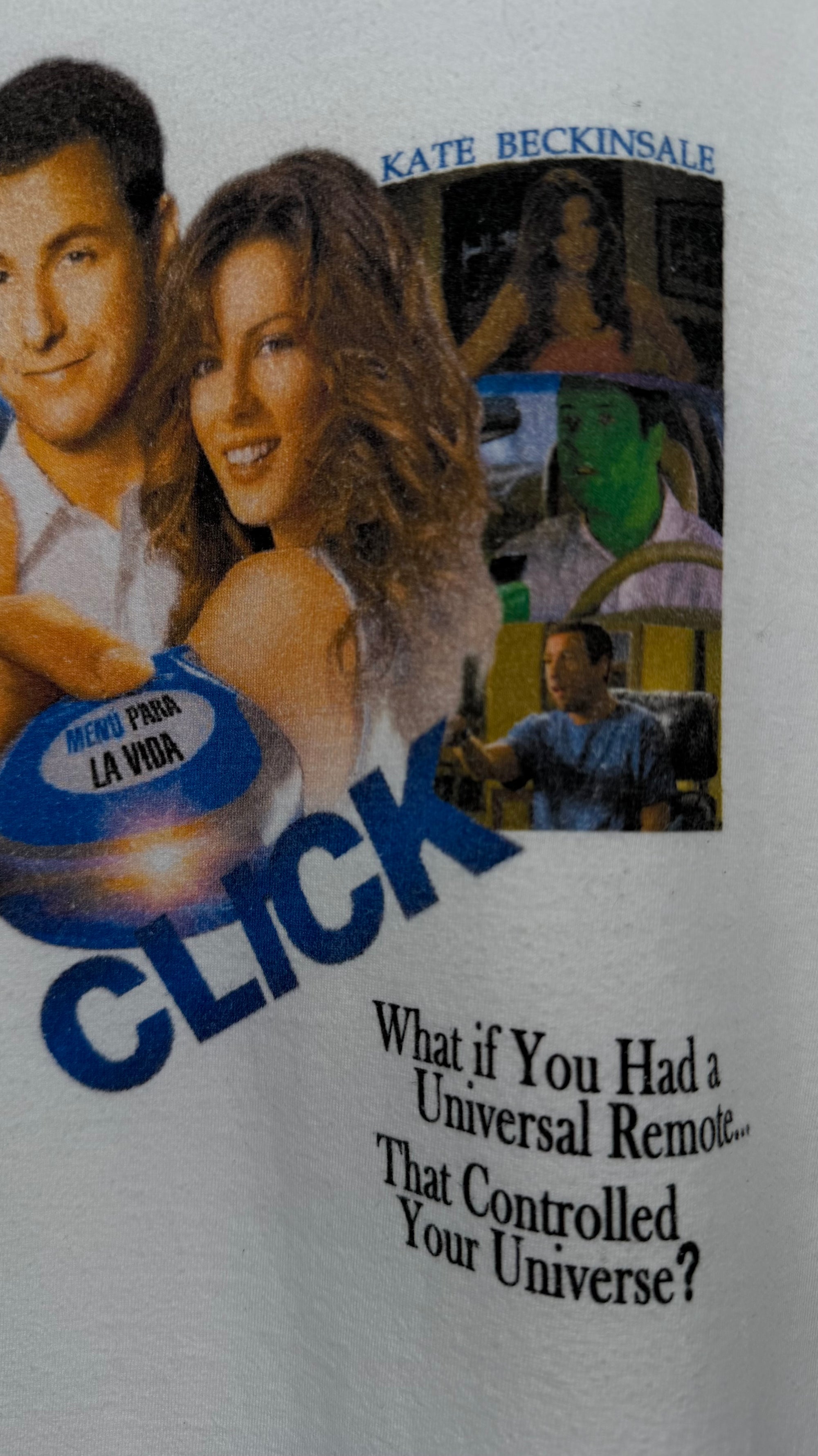 CLICK MOVIE PROMO TEE | ADAM SANDLER & KATE BECKINSALE