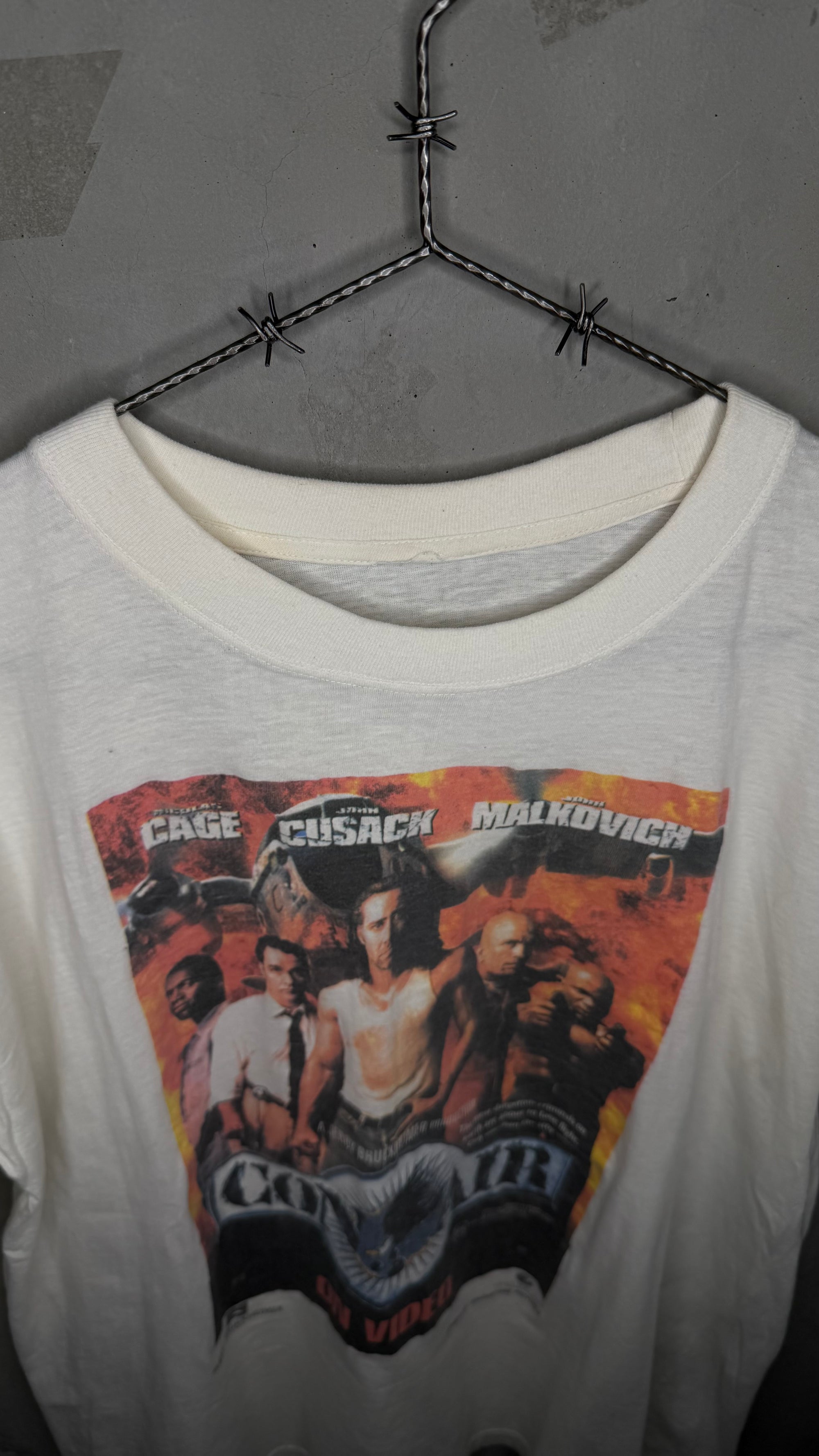 CON AIR MOVIE TEE | RARE VIDEO STORE EMPLOYEE PROMO