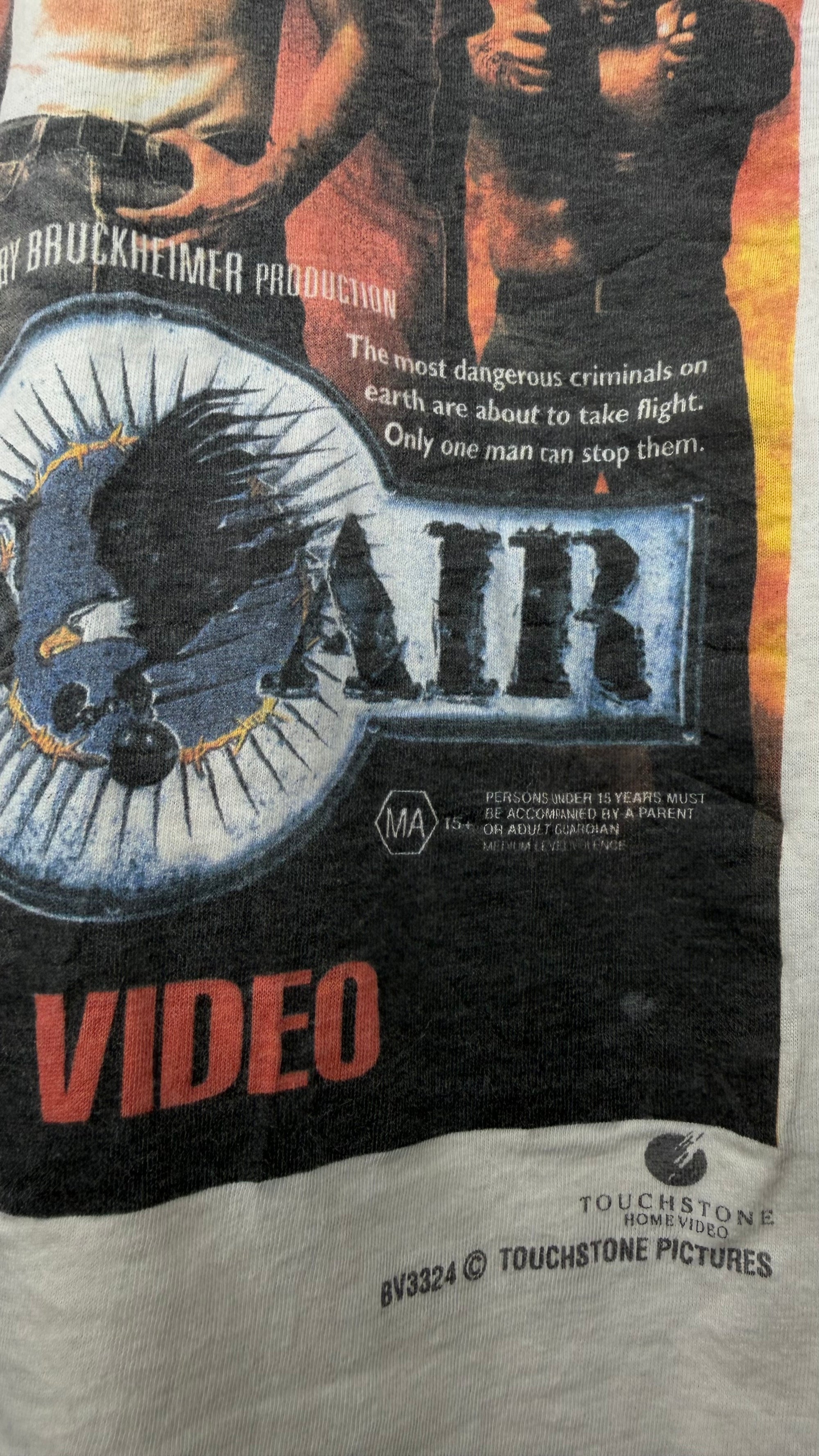CON AIR MOVIE TEE | RARE VIDEO STORE EMPLOYEE PROMO