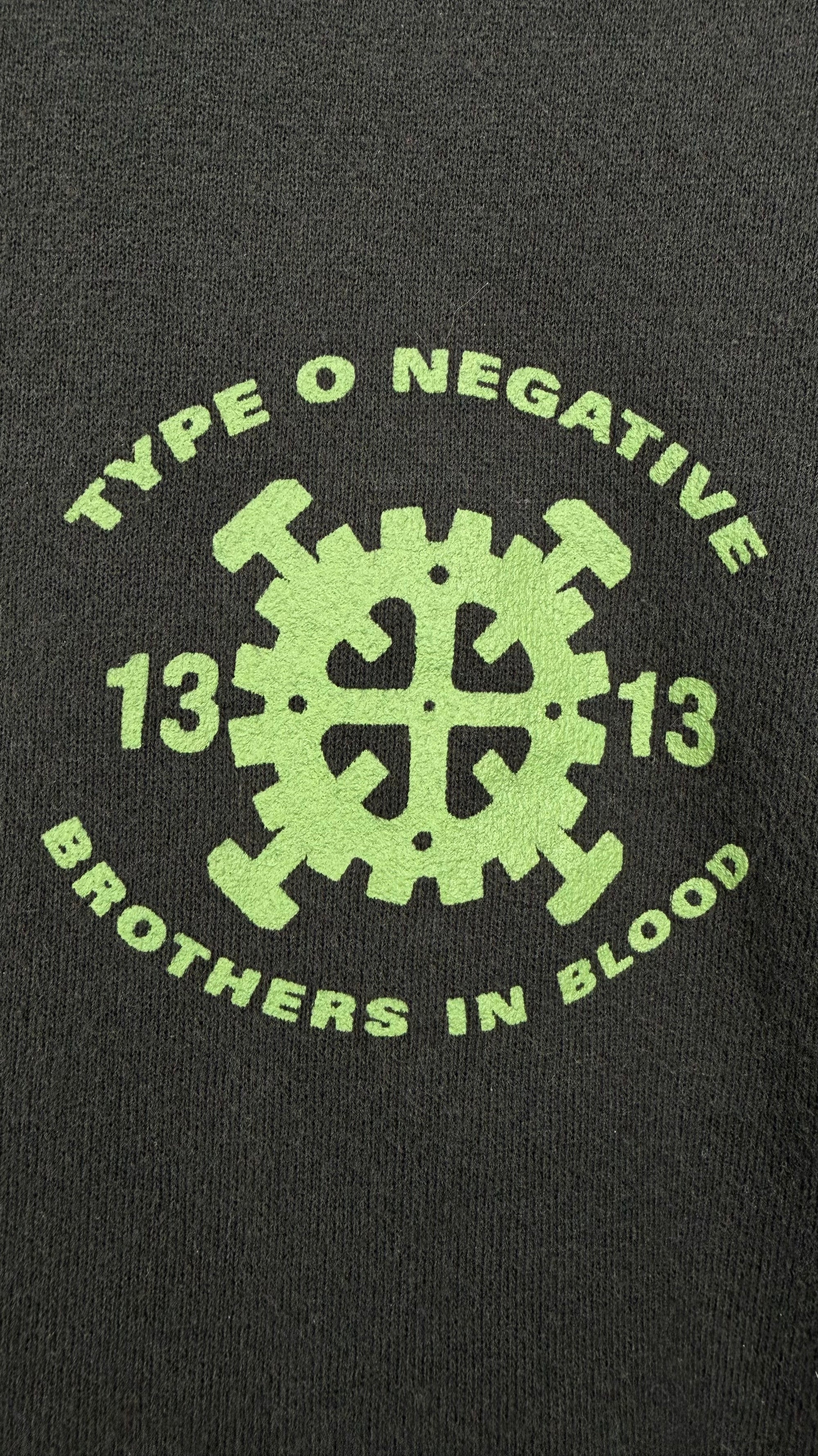 TYPE O NEGATIVE BROTHERS IN BLOOD CASKET CREW HOODIE