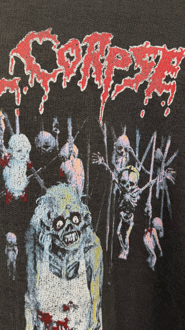 CANNIBAL CORPSE RARE BUTCHERED AT BIRTH CREWNECK FADER