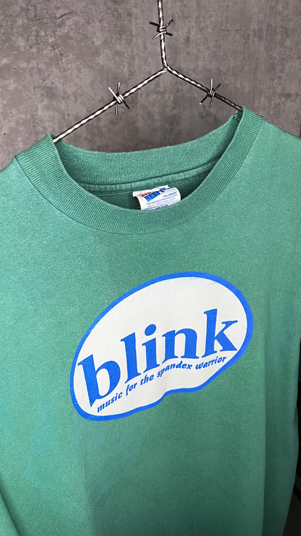 BLINK ‘MUSIC FOR THE SPANDEX WARRIOR’ TEE 94’ | PRE-182 ERA | ULTRA RARE BLINK 182 | HANDMADE BY TOM DELONGE & MARK HOPPUS