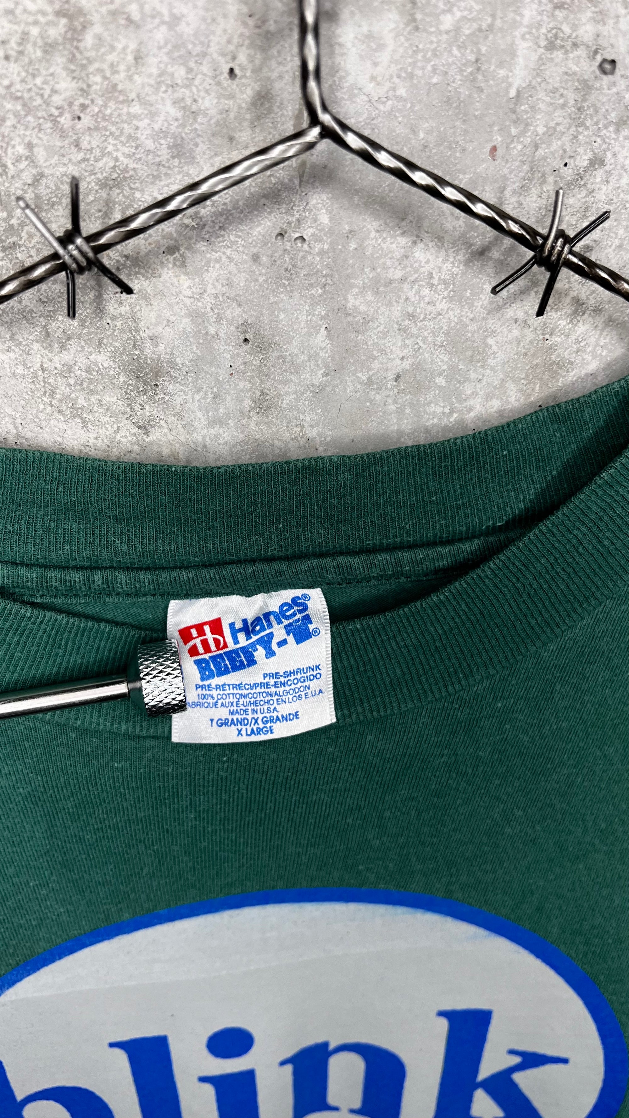 BLINK ‘MUSIC FOR THE SPANDEX WARRIOR’ TEE 94’ | PRE-182 ERA | ULTRA RARE BLINK 182 | HANDMADE BY TOM DELONGE & MARK HOPPUS