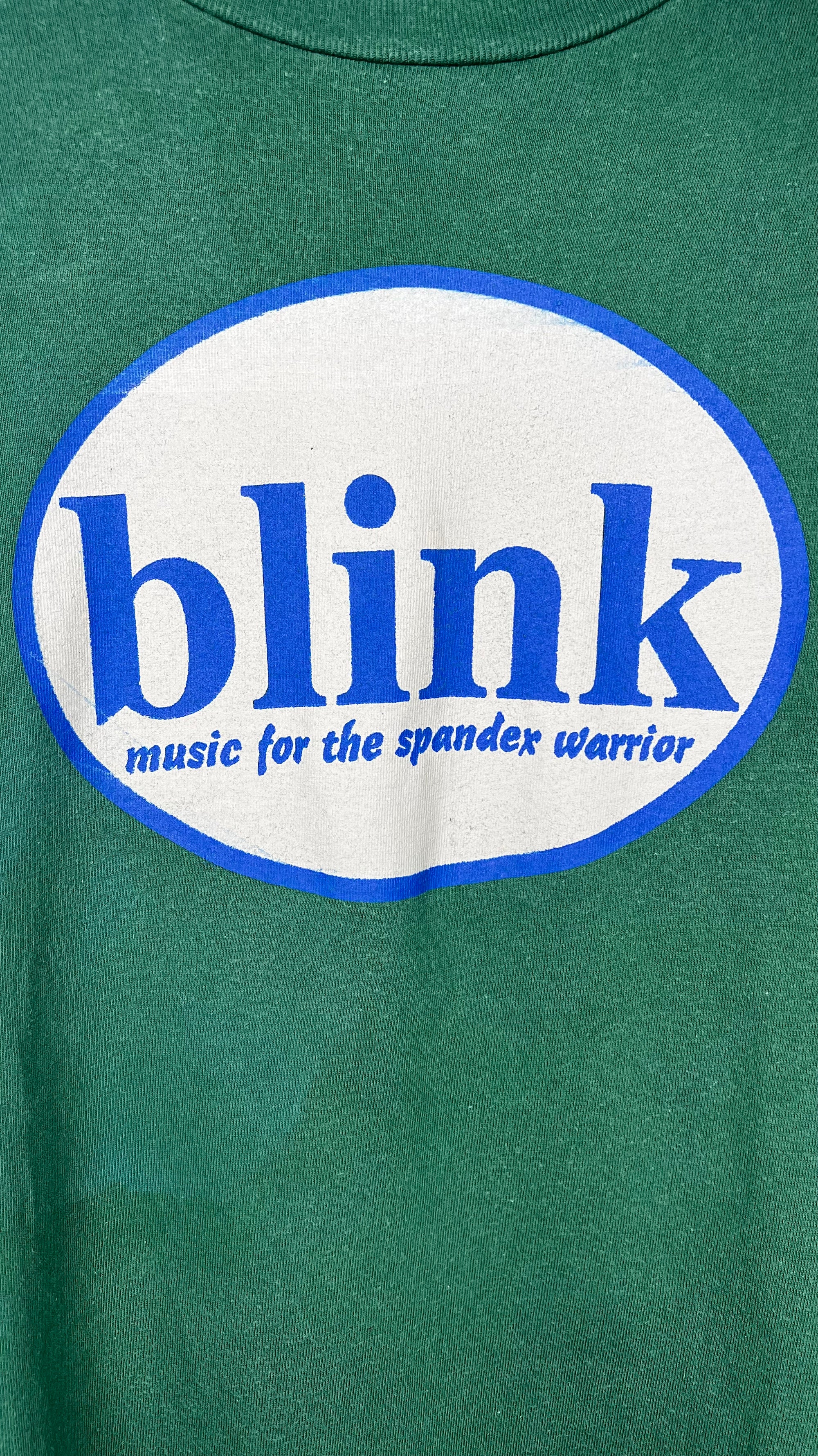 BLINK ‘MUSIC FOR THE SPANDEX WARRIOR’ TEE 94’ | PRE-182 ERA | ULTRA RARE BLINK 182 | HANDMADE BY TOM DELONGE & MARK HOPPUS