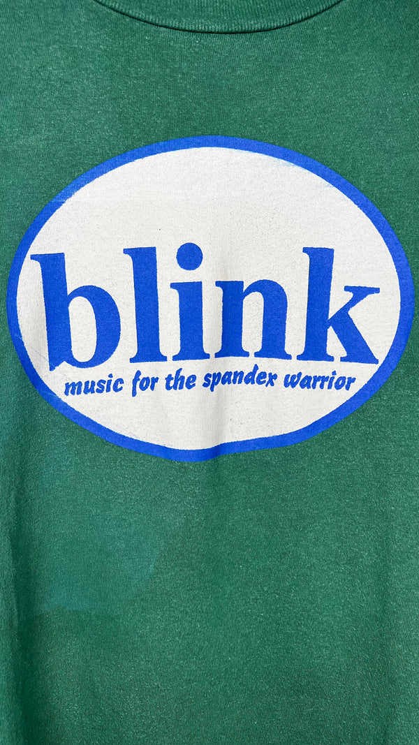 BLINK ‘MUSIC FOR THE SPANDEX WARRIOR’ TEE 94’ | PRE-182 ERA | ULTRA RARE BLINK 182 | HANDMADE BY TOM DELONGE & MARK HOPPUS