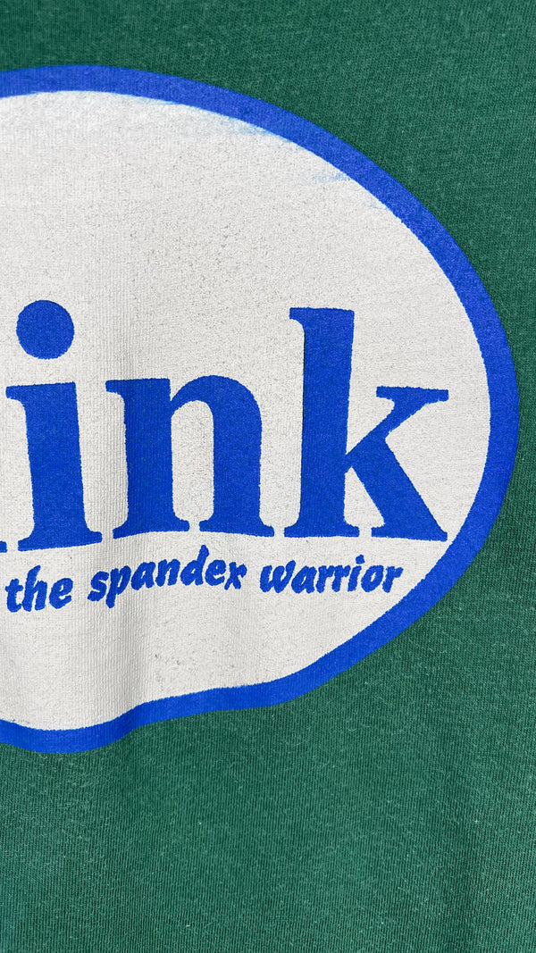 BLINK ‘MUSIC FOR THE SPANDEX WARRIOR’ TEE 94’ | PRE-182 ERA | ULTRA RARE BLINK 182 | HANDMADE BY TOM DELONGE & MARK HOPPUS
