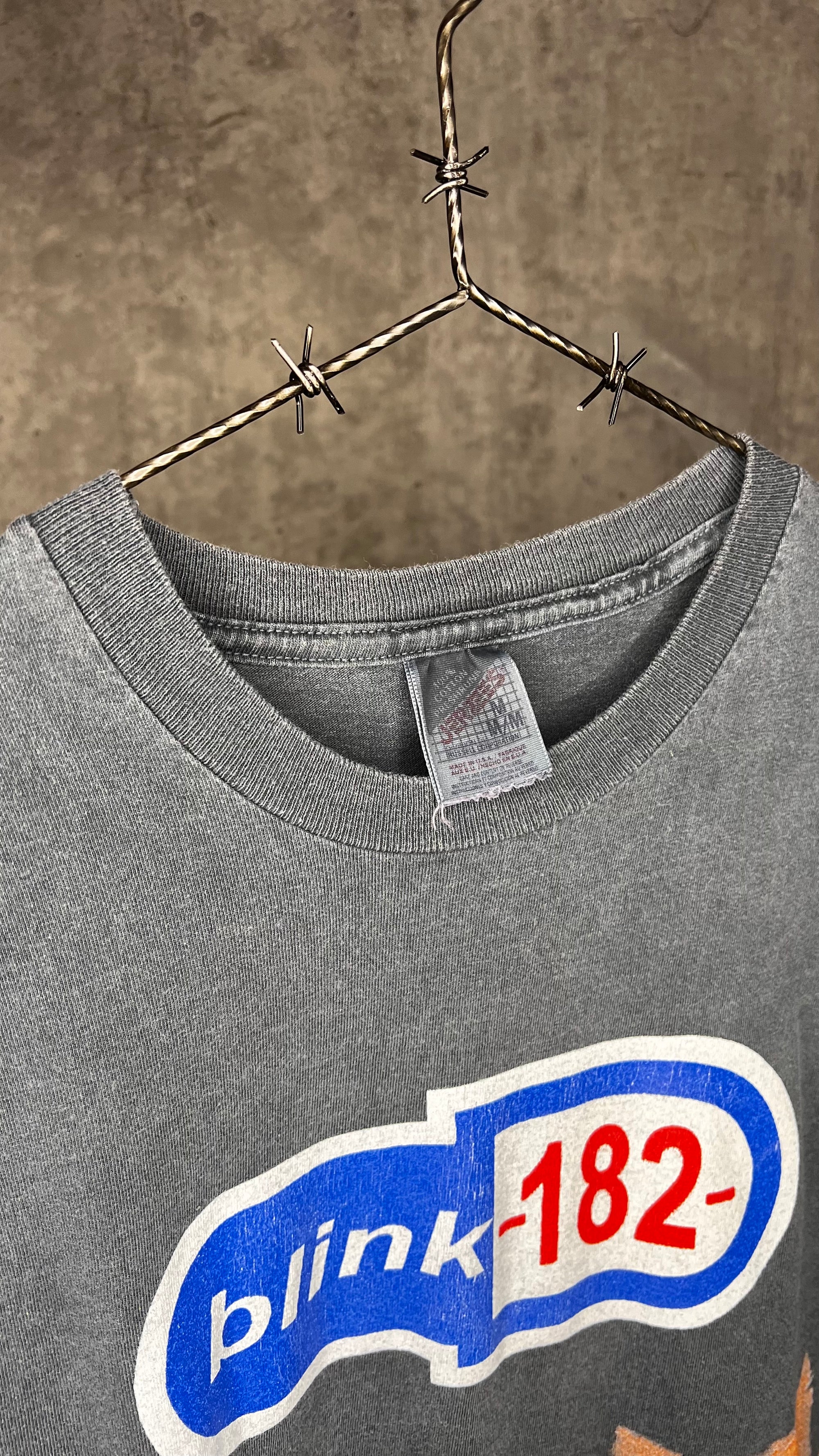 BLINK 182 BIG FACE MARK, TOM & TRAVIS BOXY LOT TEE FADER | ENEMA OF THE STATE TOUR ERA | FENIX TX & BAD RELIGION BACK HIT