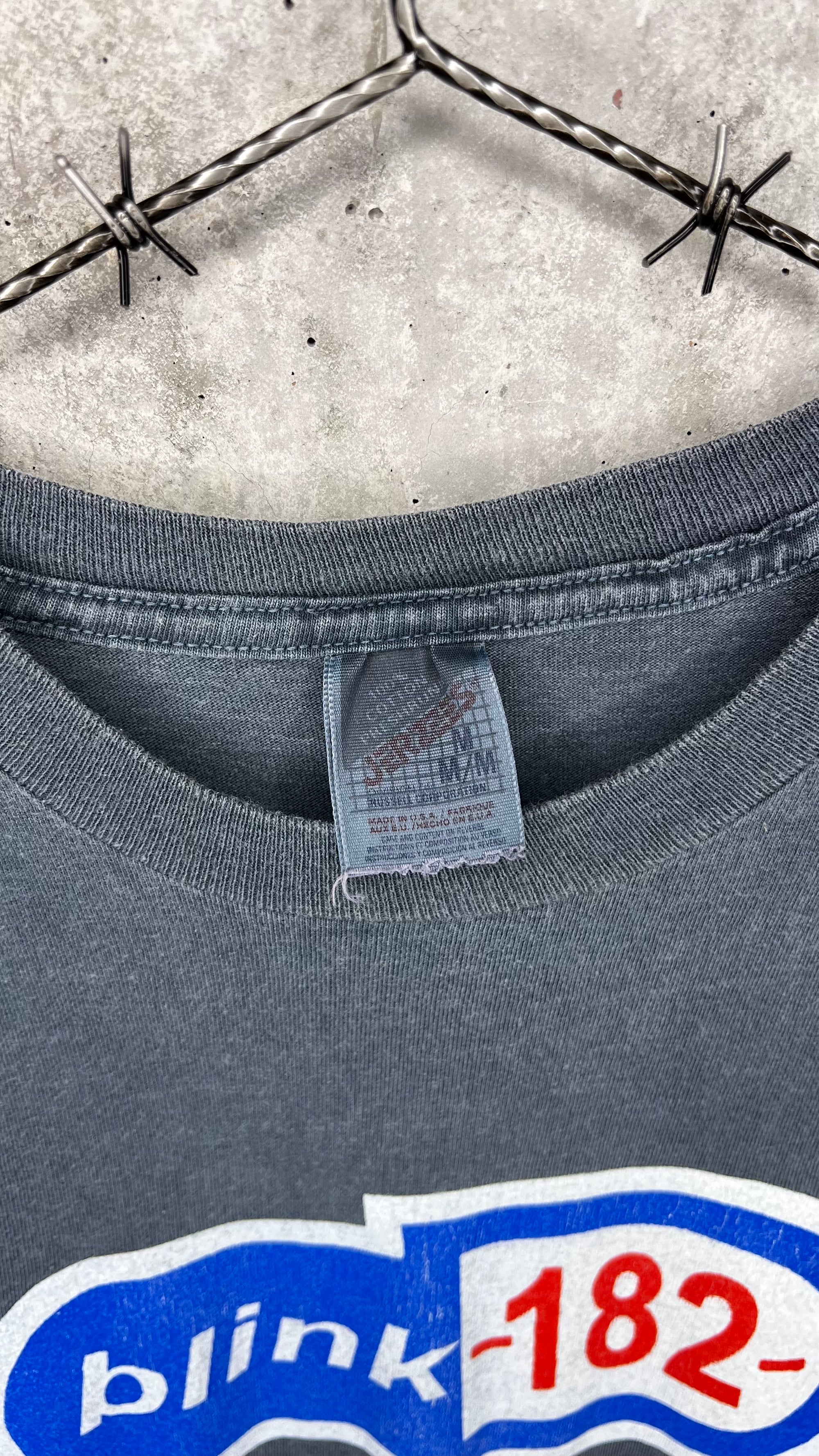 BLINK 182 BIG FACE MARK, TOM & TRAVIS BOXY LOT TEE FADER | ENEMA OF THE STATE TOUR ERA | FENIX TX & BAD RELIGION BACK HIT