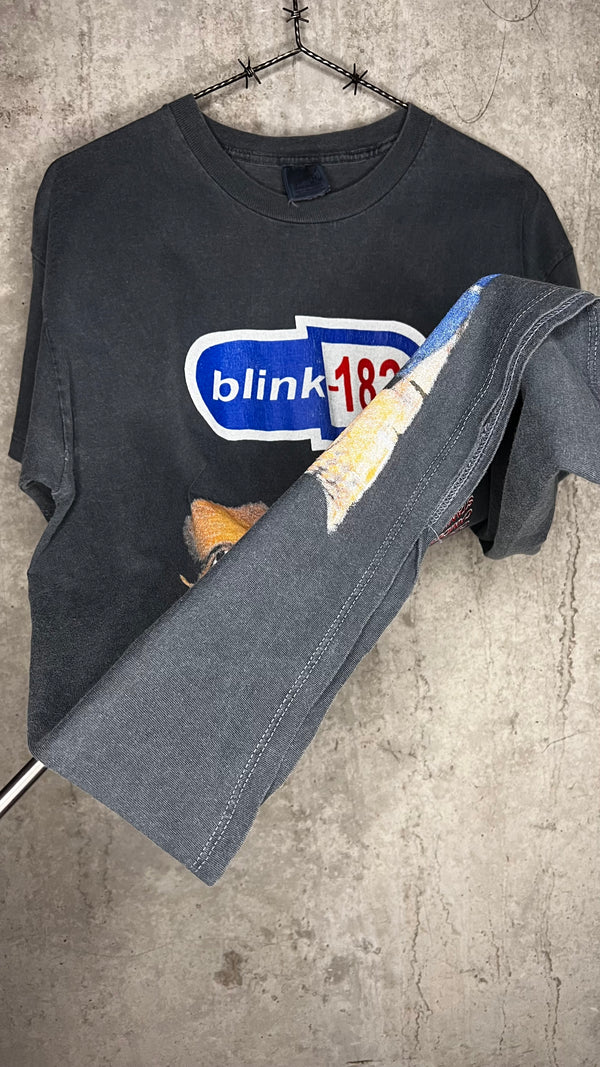 BLINK 182 BIG FACE MARK, TOM & TRAVIS BOXY LOT TEE FADER | ENEMA OF THE STATE TOUR ERA | FENIX TX & BAD RELIGION BACK HIT