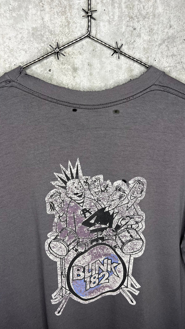 BLINK 182 PUNK SHOW FADED THRASHER TEE 96’ | DRUM KIT BACK HIT