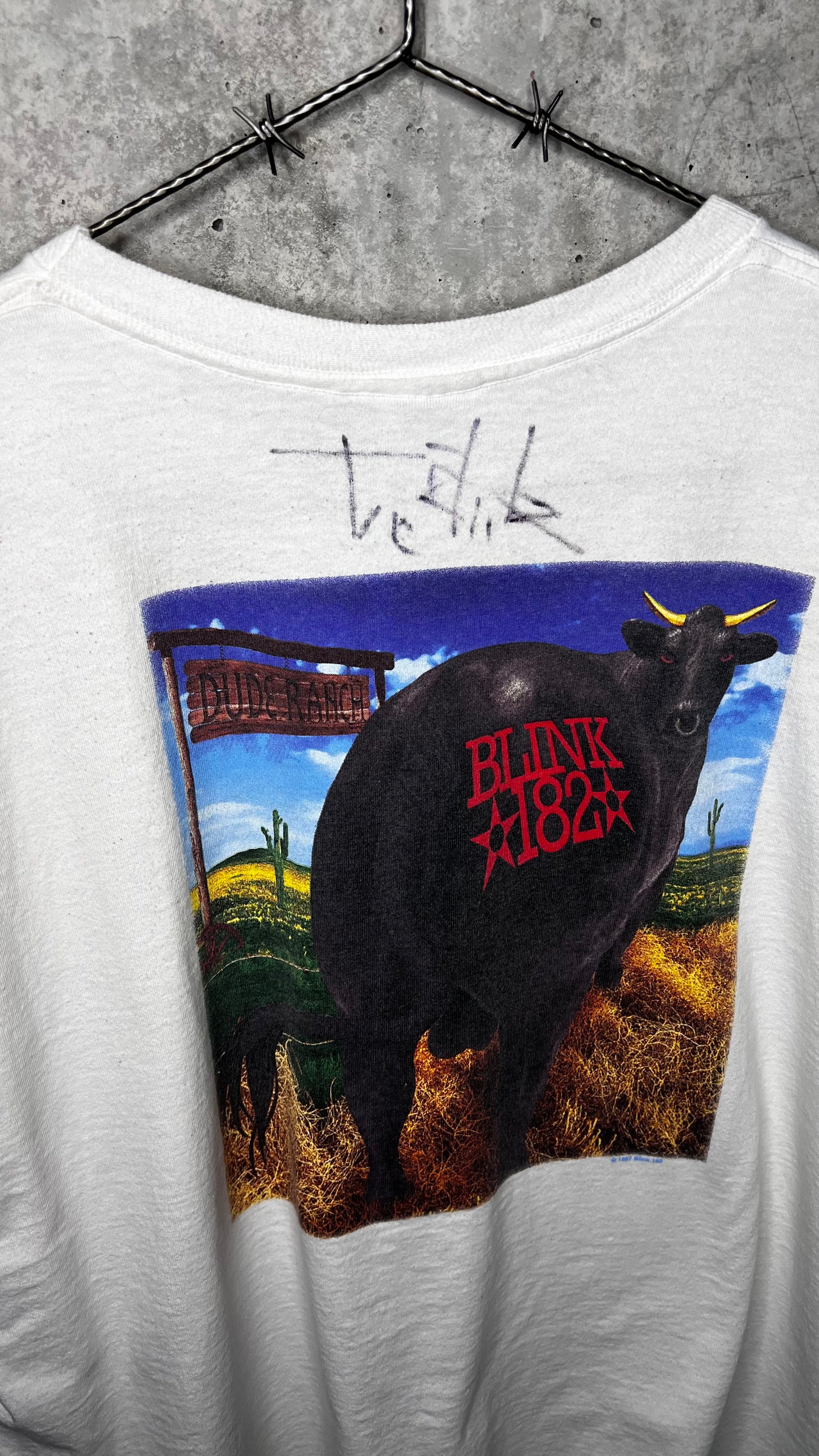 BLINK 182 DUDE RANCH ALBUM ART TEE 97’ | SIGNED BY TOM DELONGE
