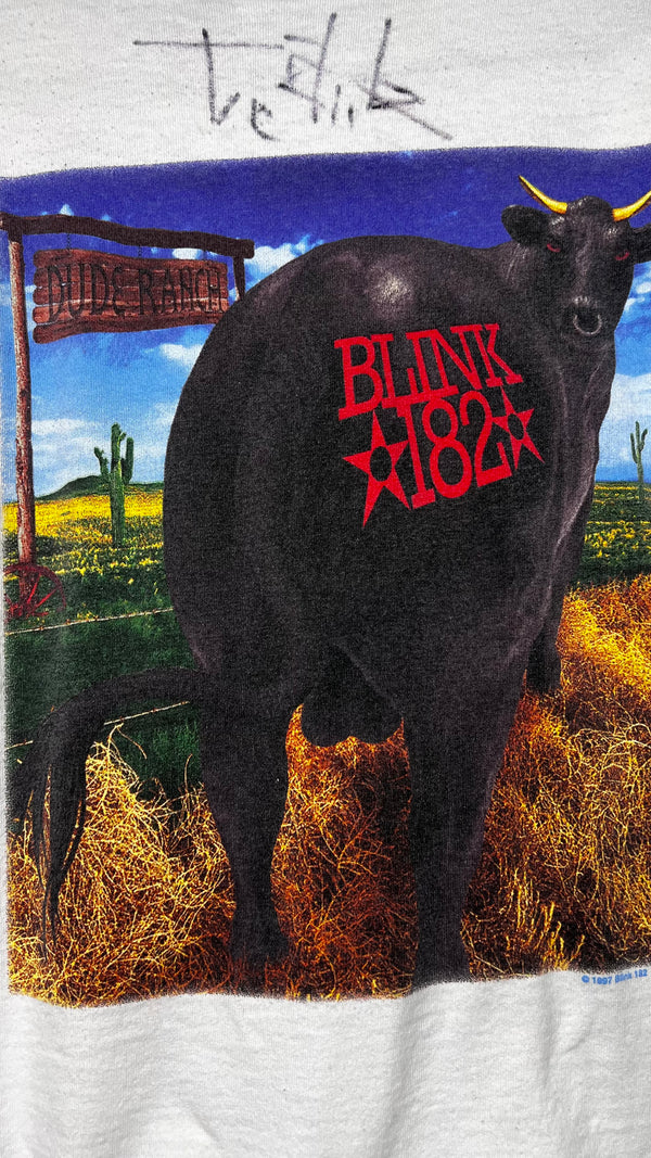 BLINK 182 DUDE RANCH ALBUM ART TEE 97’ | SIGNED BY TOM DELONGE
