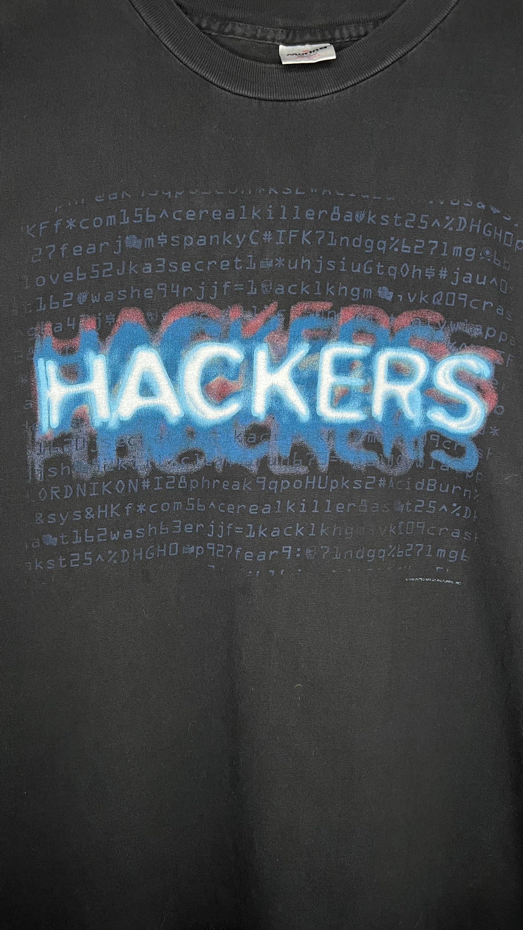 HACKERS CODE & TITLE HIT MOVIE TEE