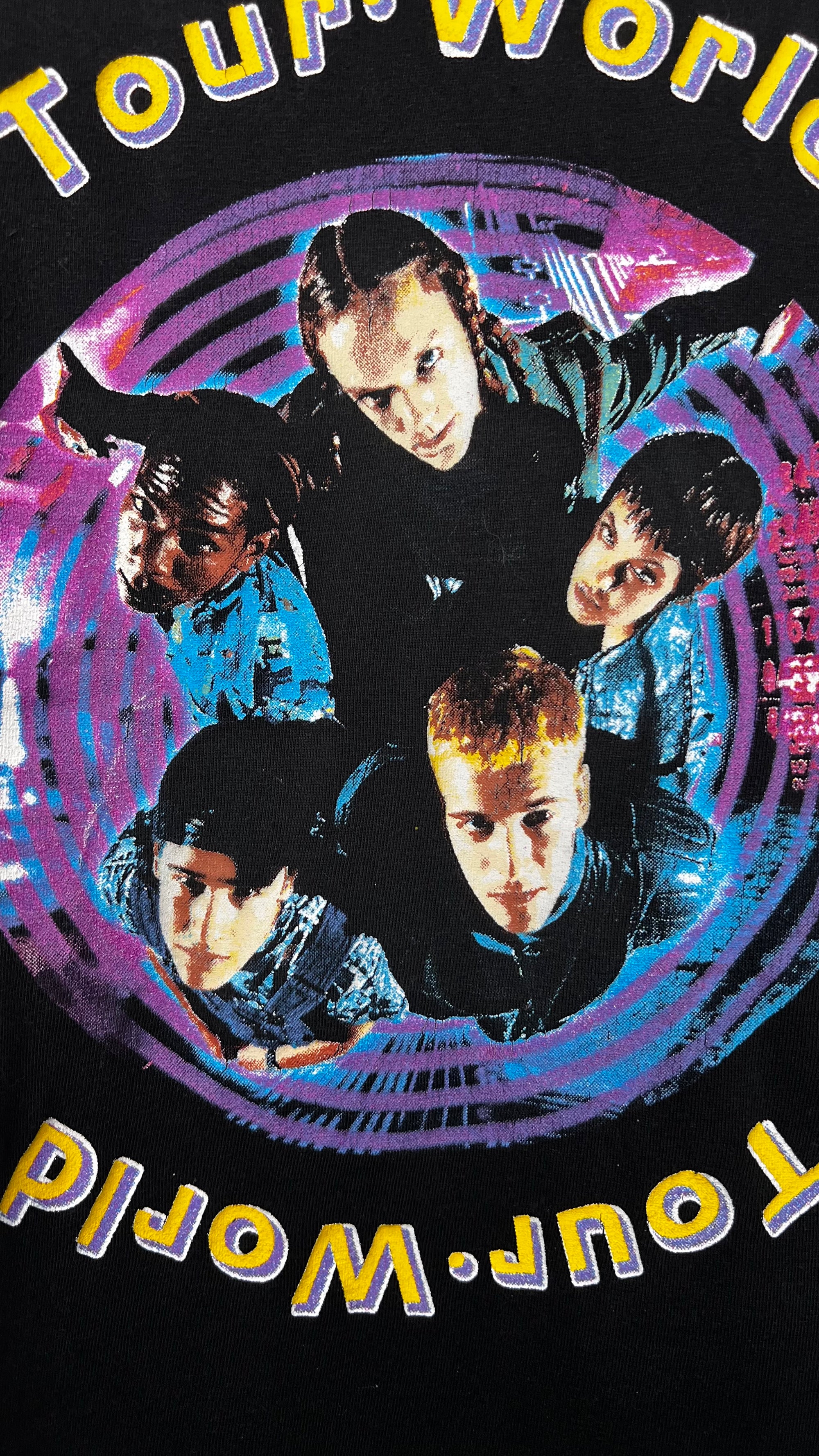 HACKERS WORLD DOMINATION TOUR 96’ TEE | ULTRA RARE UK MOVIE PROMO RELEASE VARIANT |