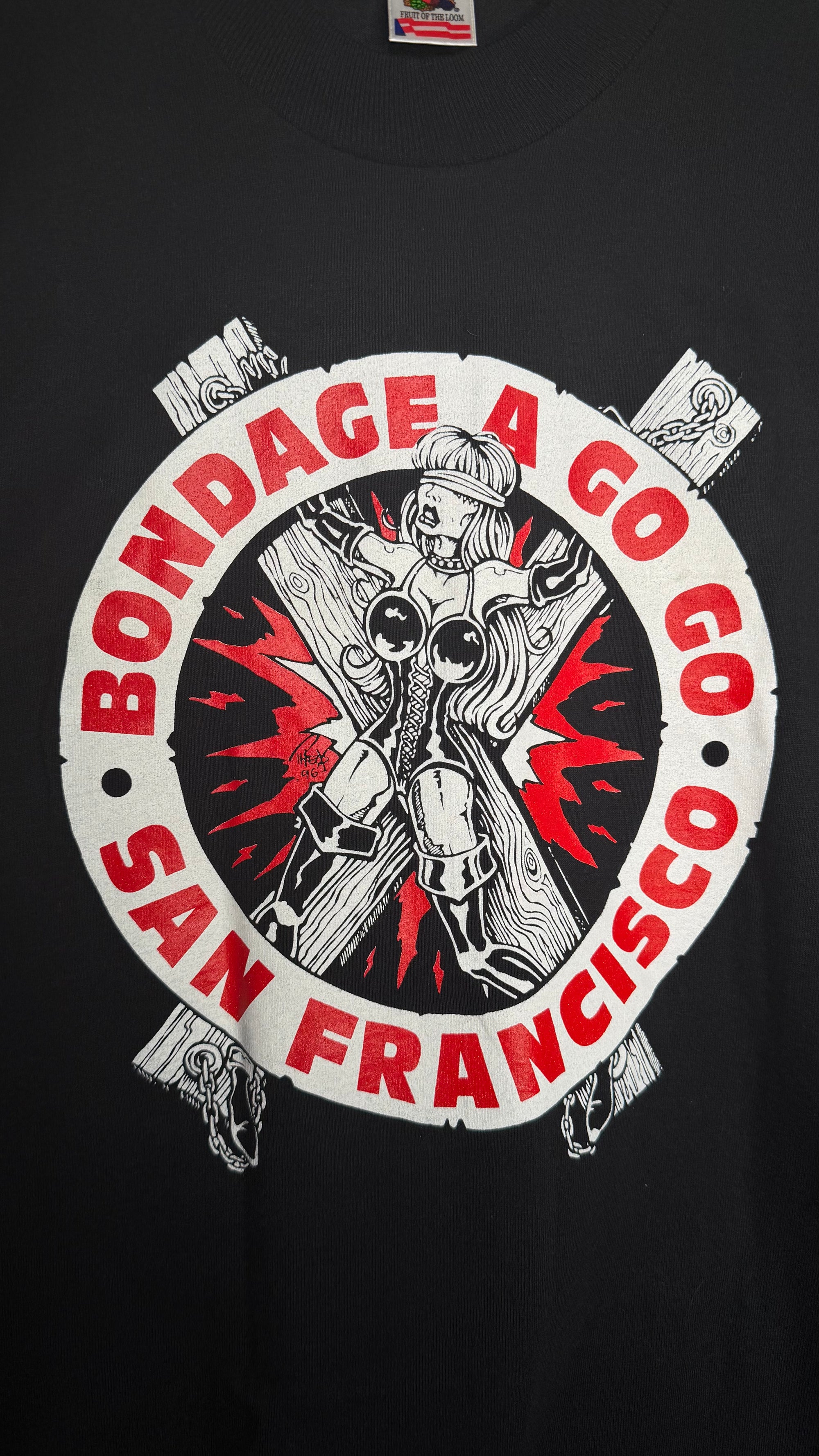 BONDAGE A GO GO FETISH/BDSM TEE