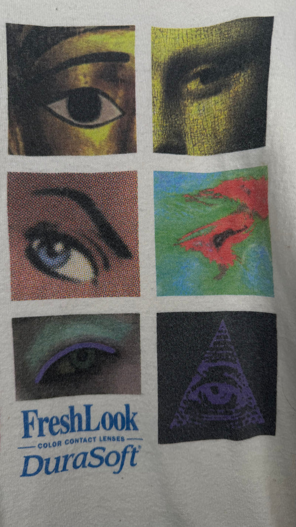 DURASOFT COLOR CONTACTS ‘FAMOUS EYES’ LONGSLEEVE ART TEE