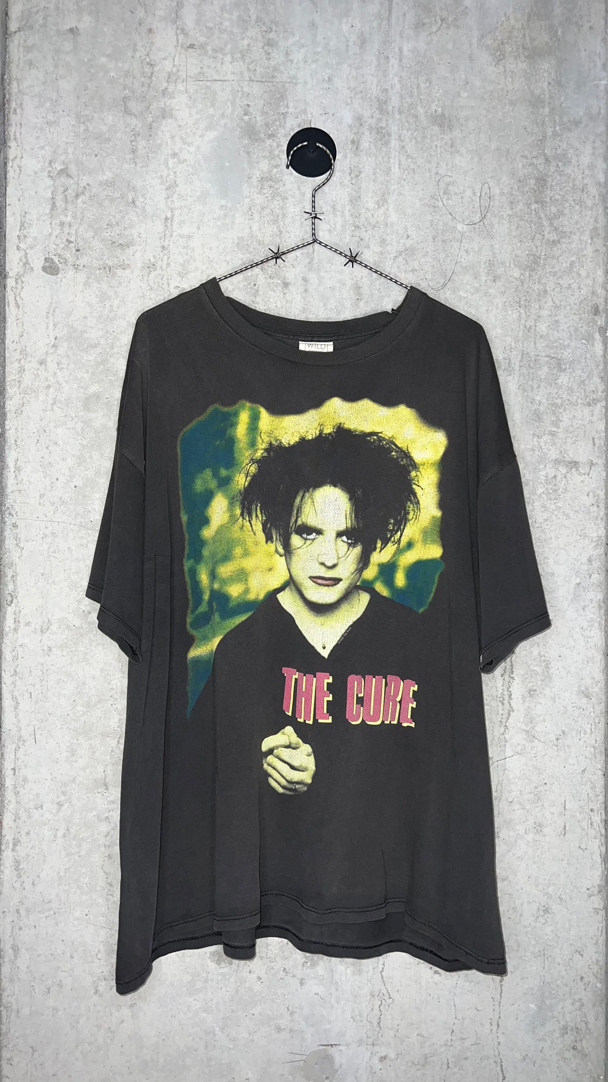 THE CURE BIG FACE ROBERT SMITH TEE | REMEMBER I WAS ALWAYS TRUE