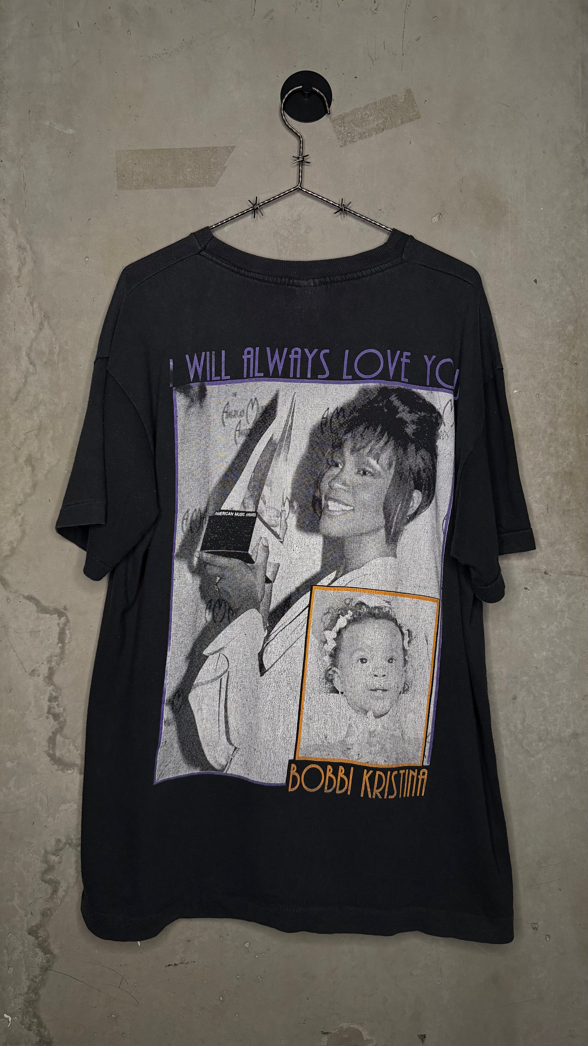 WHITNEY HOUSTON RAP TEE | ‘I WILL ALWAYS LOVE YOU’