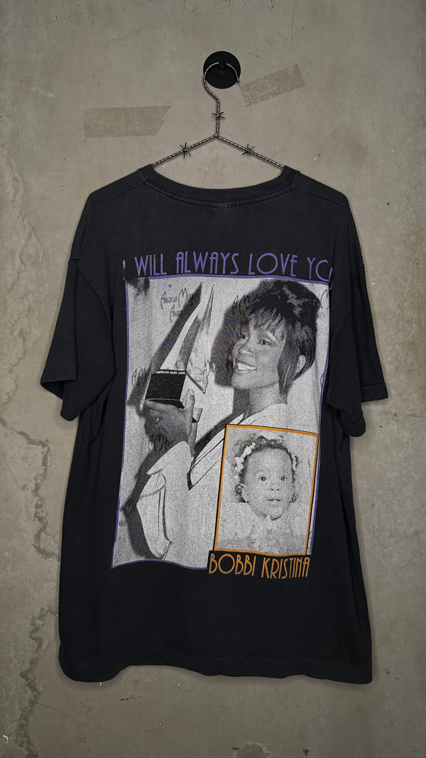 WHITNEY HOUSTON RAP TEE | ‘I WILL ALWAYS LOVE YOU’