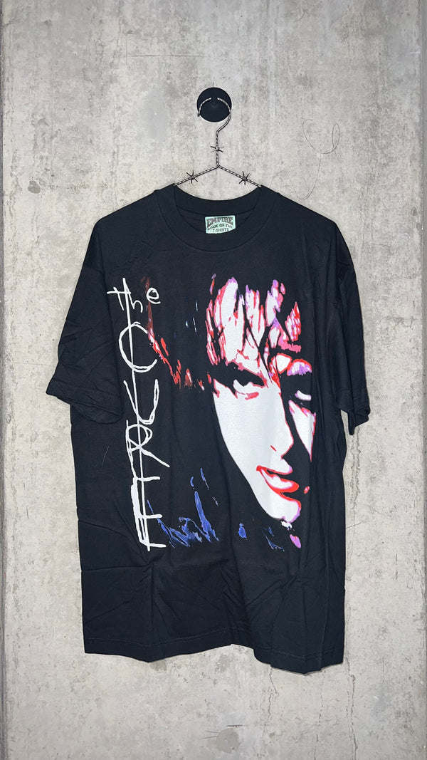 THE CURE BIG FACE ROBERT SMITH EURO TEE | DEADSTOCK