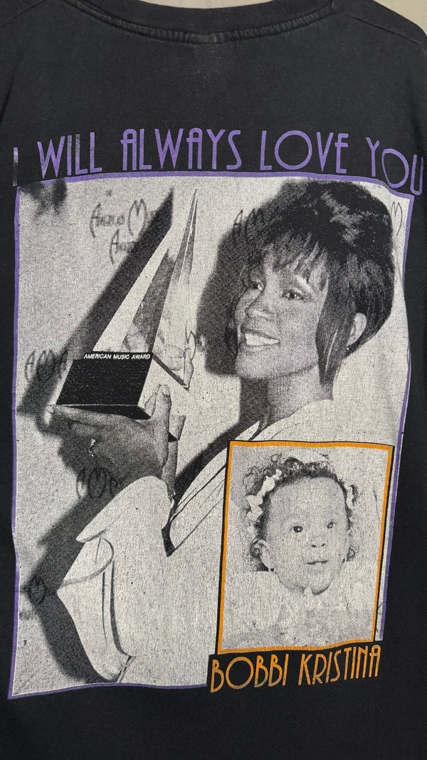 WHITNEY HOUSTON RAP TEE | ‘I WILL ALWAYS LOVE YOU’