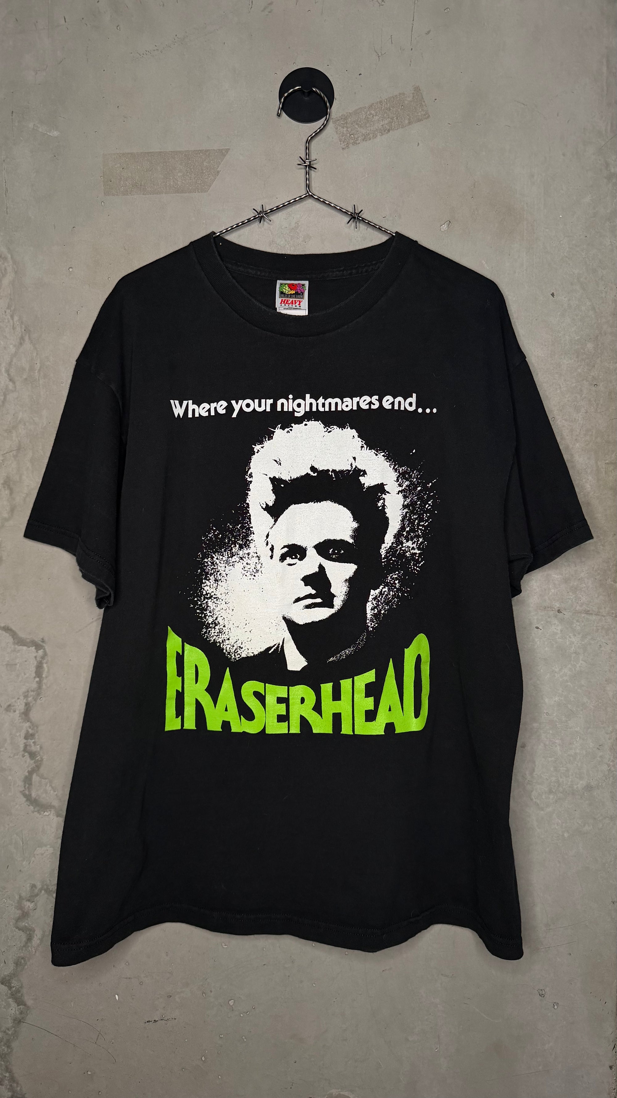 ERASERHEAD POSTER PRINT DAVID LYNCH MOVIE TEE | ‘MUTANT CHILD’ BACKHIT