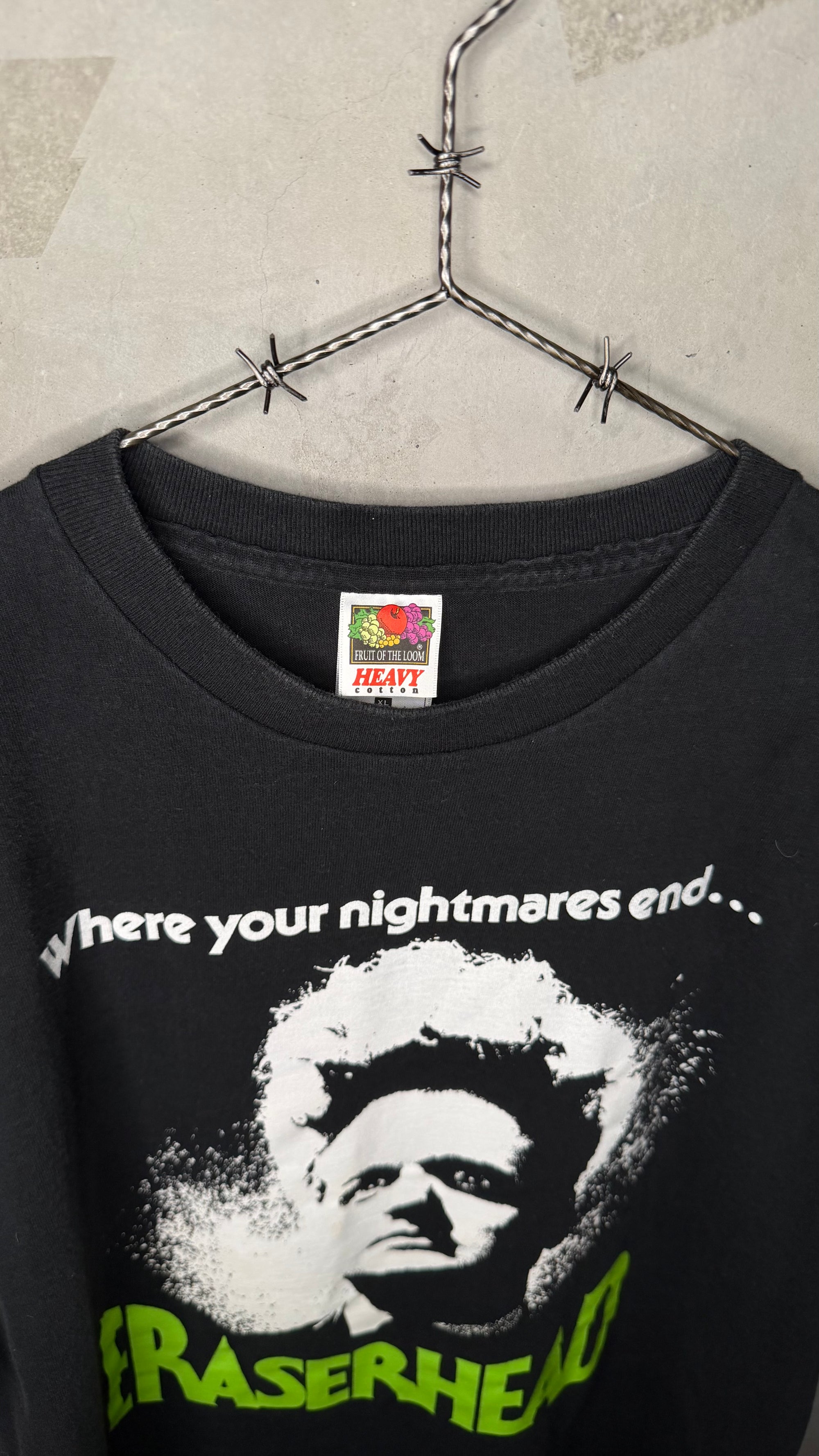 ERASERHEAD POSTER PRINT DAVID LYNCH MOVIE TEE | ‘MUTANT CHILD’ BACKHIT