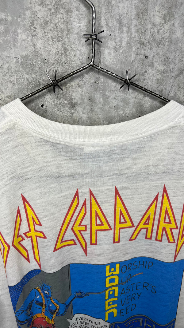 DEF LEPPARD RARE COMIC TEE