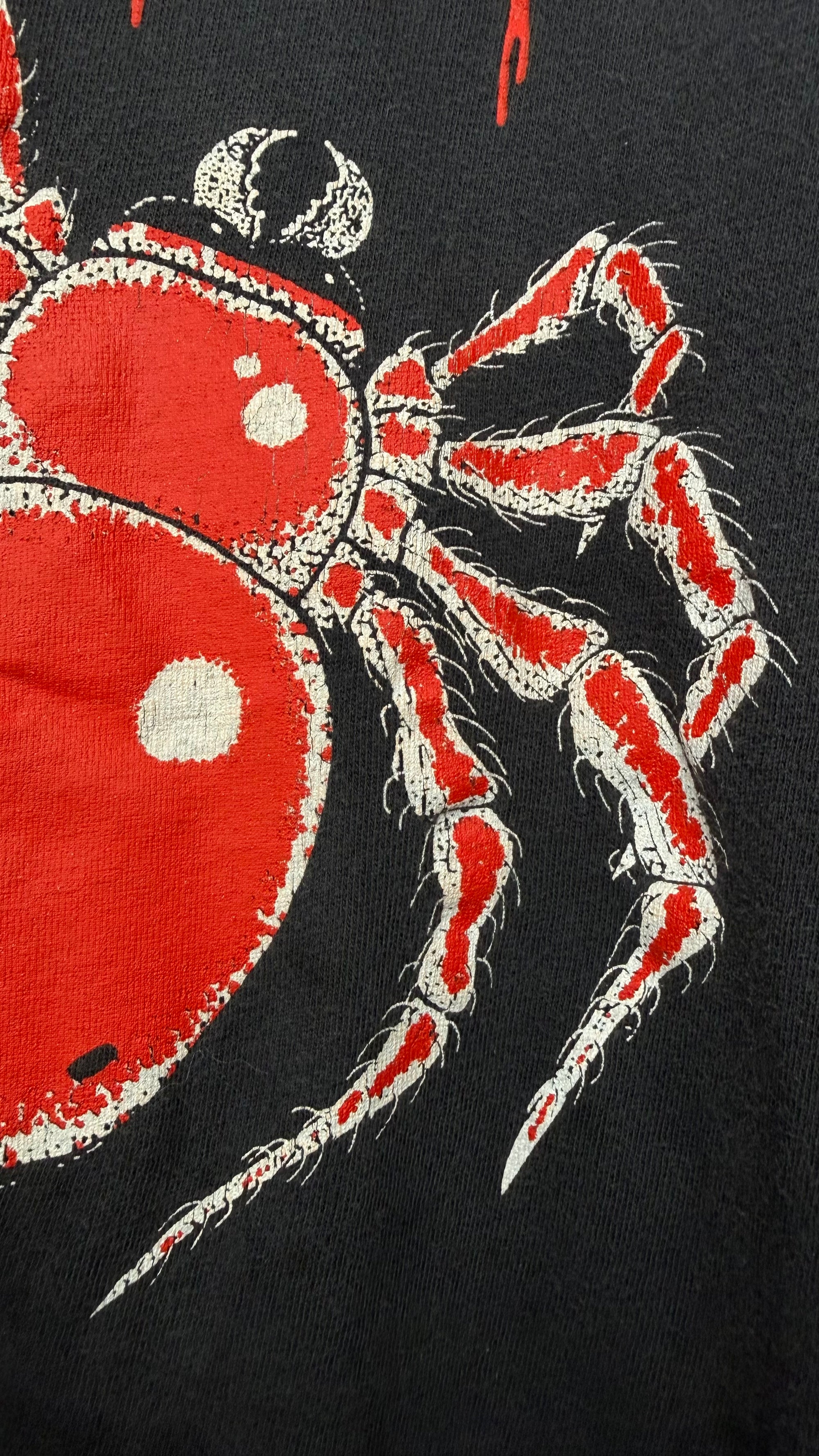 OBITUARY PILE OF SKULLS LONGSLEEVE TEE | RARE SPIDER BACK HIT VARIANT