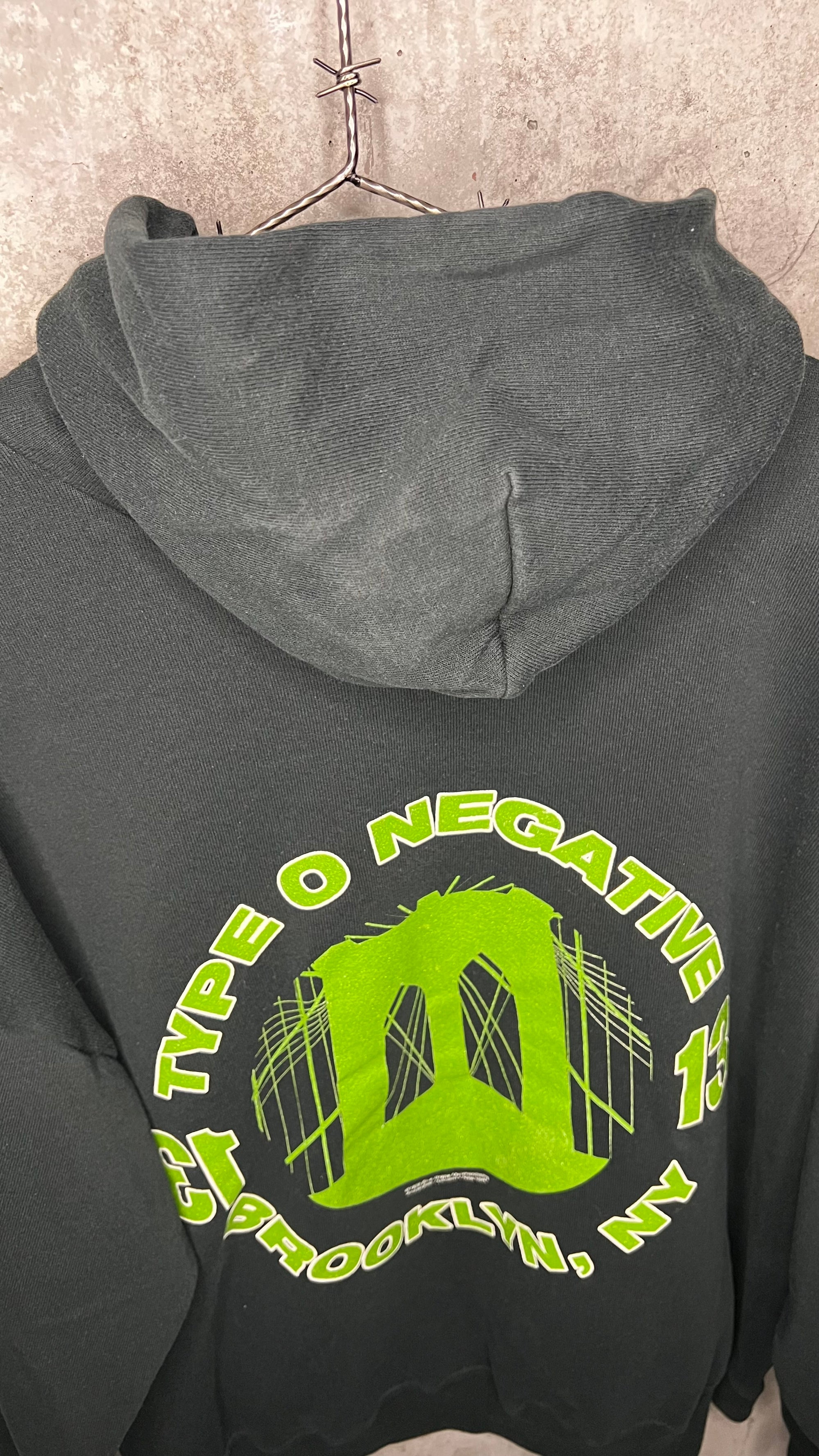TYPE O NEGATIVE HOODIE | BROOKLYN BRIDGE 13 BACK HIT