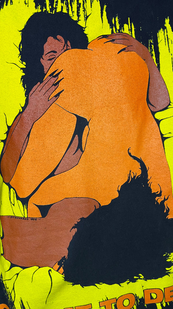 TYPE O NEGATIVE CHRISTIAN WOMAN TEE | RARE ORANGE & YELLOW LOVE YOU TO DEATH BACK HIT VARIANT