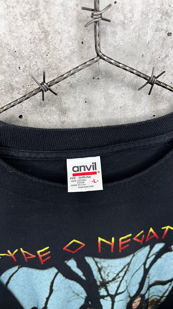 TYPE O NEGATIVE ALL YOU NEED IS BLOOD LONG SLEEVE TEE | VINNLAND FLAG BACK HIT