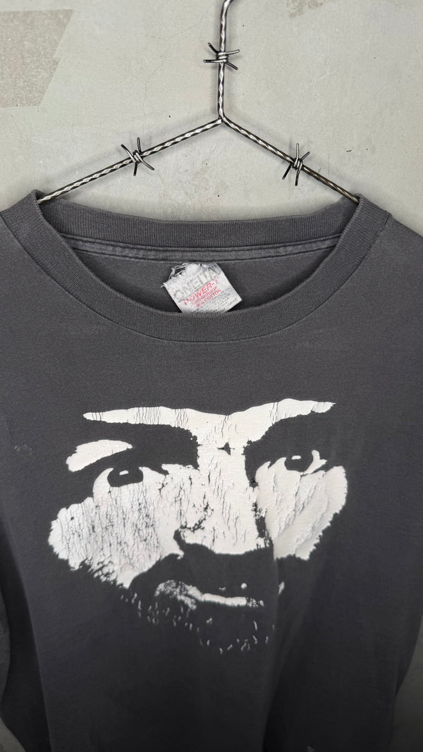 CHARLES MANSON BIG FACE SERIAL KILLER TEE | GLOW IN THE DARK