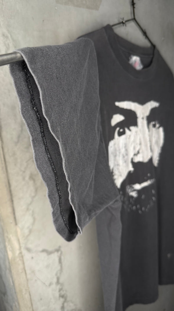 CHARLES MANSON BIG FACE SERIAL KILLER TEE | GLOW IN THE DARK