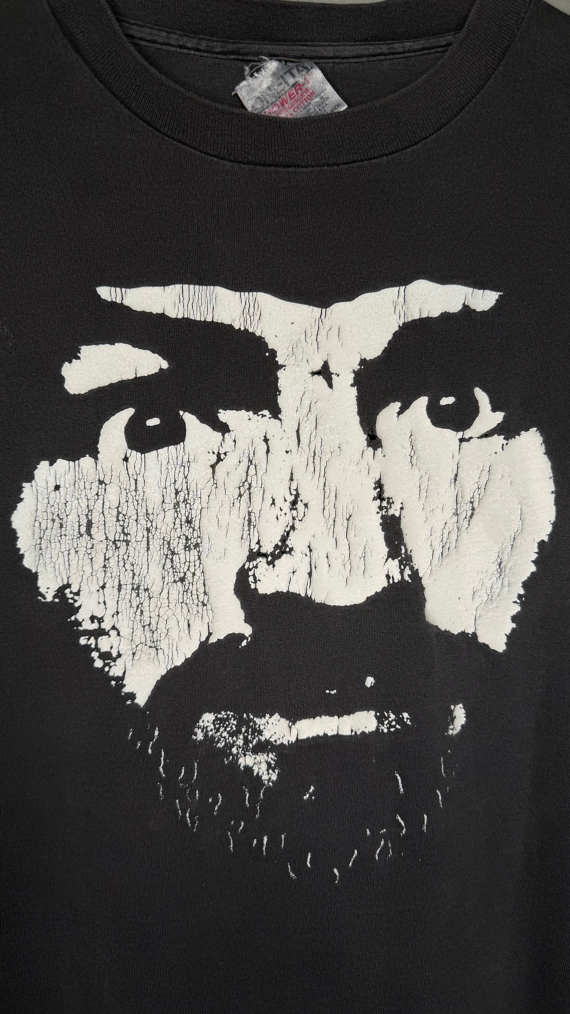CHARLES MANSON BIG FACE SERIAL KILLER TEE | GLOW IN THE DARK