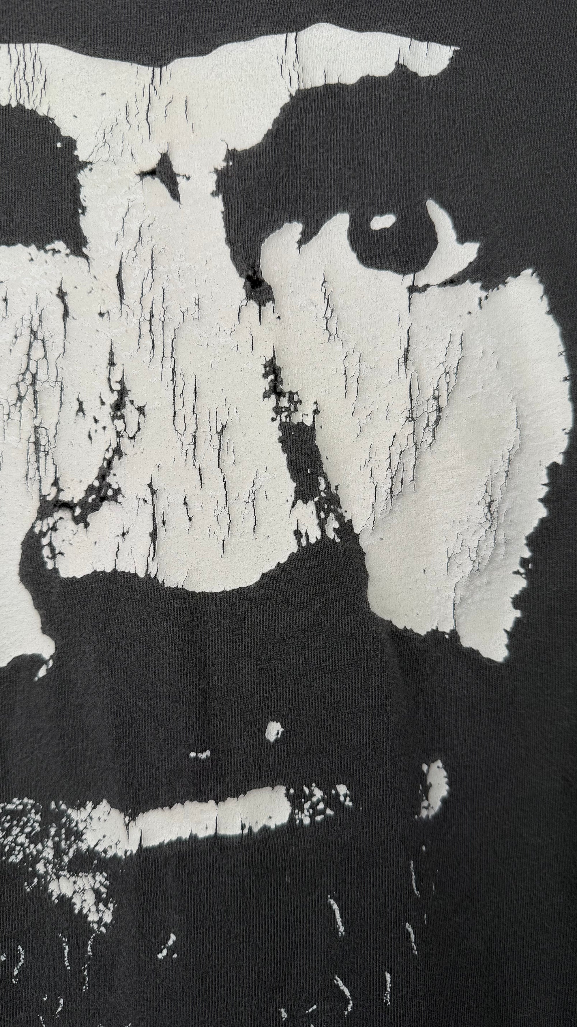 CHARLES MANSON BIG FACE SERIAL KILLER TEE | GLOW IN THE DARK