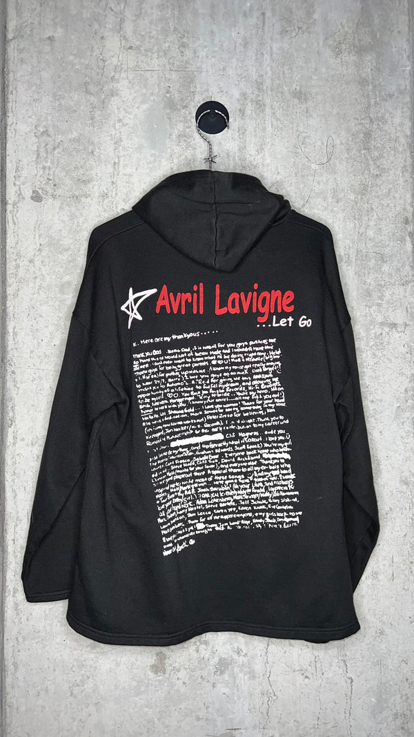 AVRIL LAVIGNE BIG FACE LET’S GO TOUR EURO HOODIE