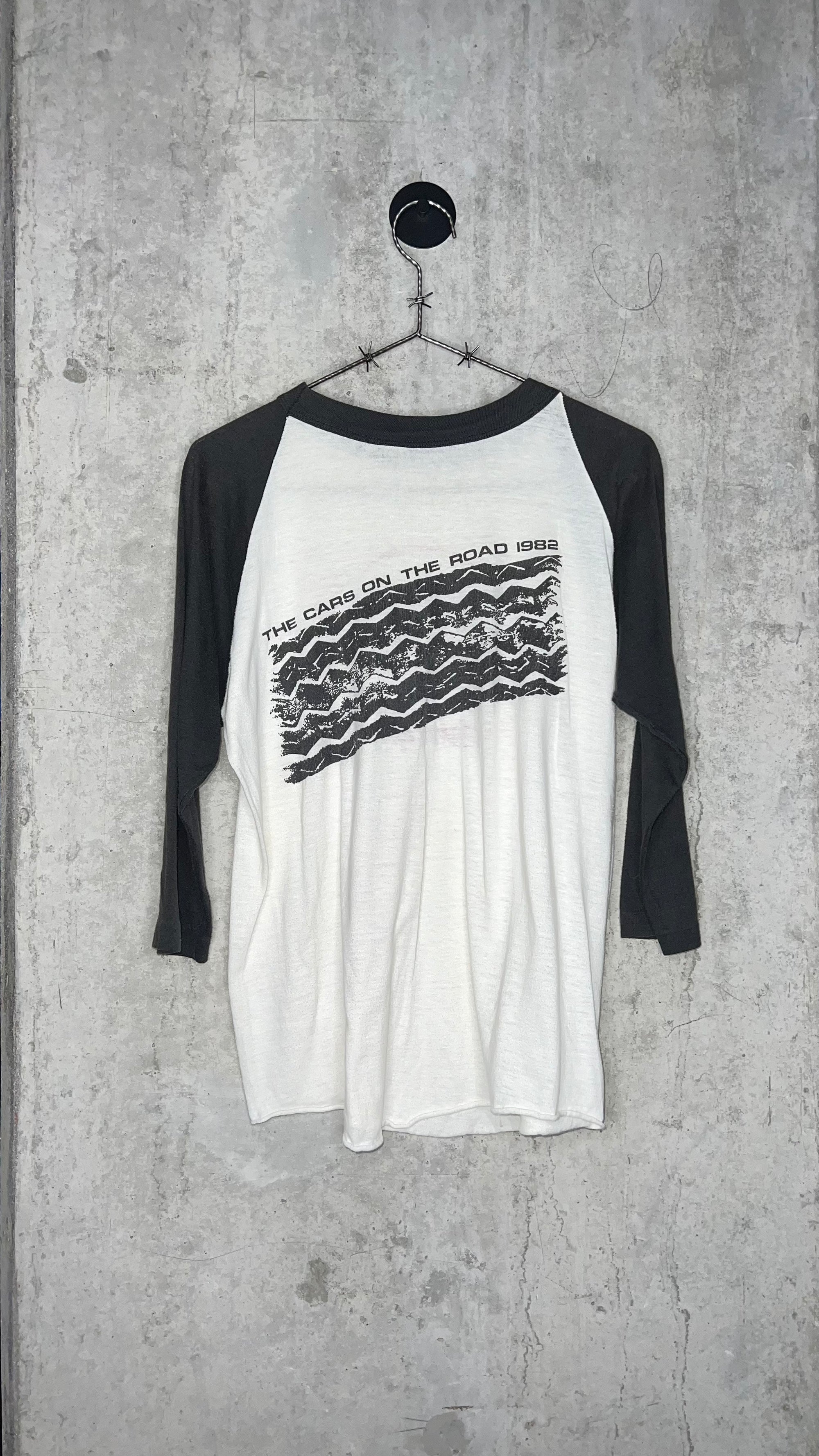 THE CARS | RAGLAN 3/4 SLEEVE SHAKE IT UP TOUR | “THE CARS ON THE ROAD” TEE