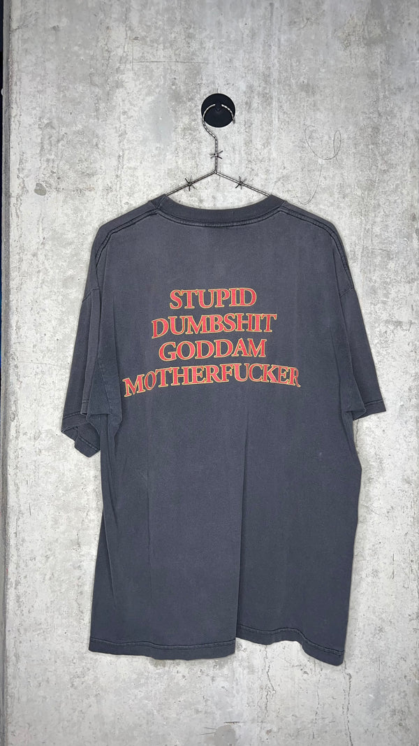 THE OFFSPRING FADER TEE | STUPID DUMBSHIT GODDAMN MOTHERFUCKER BACK HIT